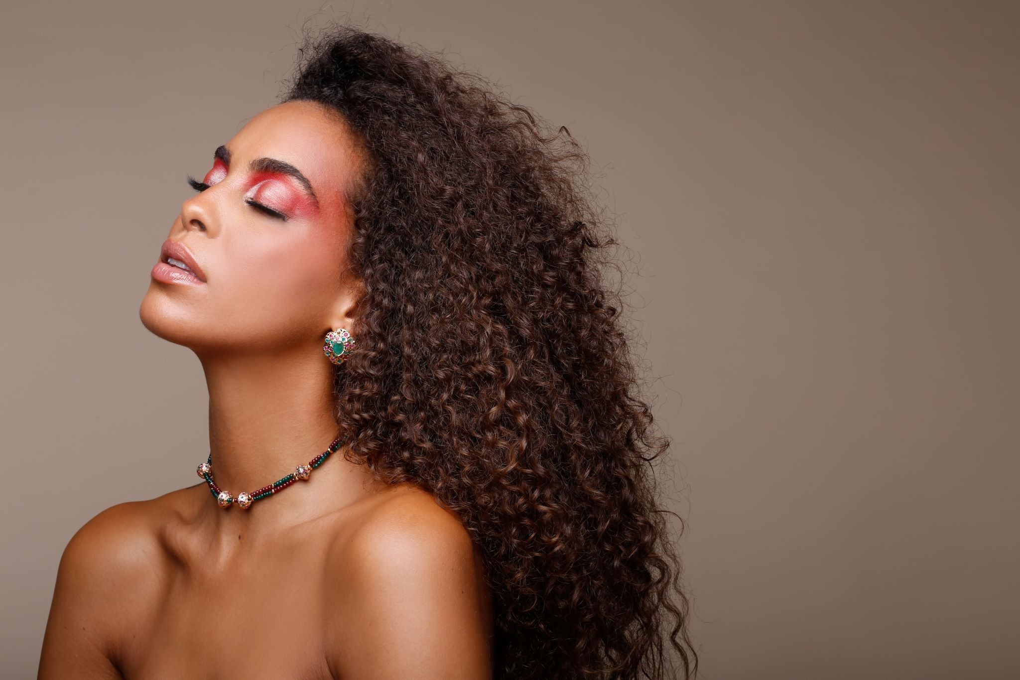 Alsans Earrings, Green and Pink Agate Gemstones