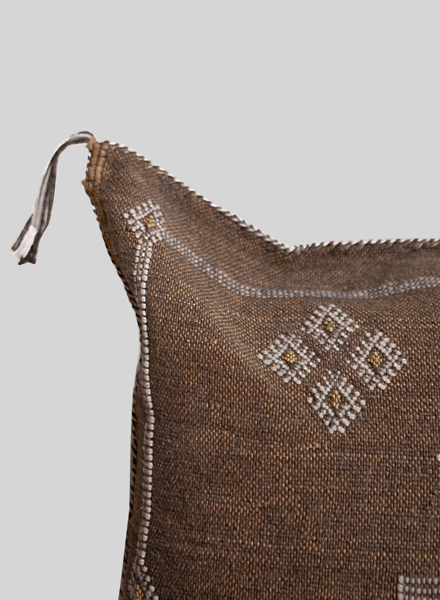 Kasbah Sabra Cushion 55x55 cm, Brown
