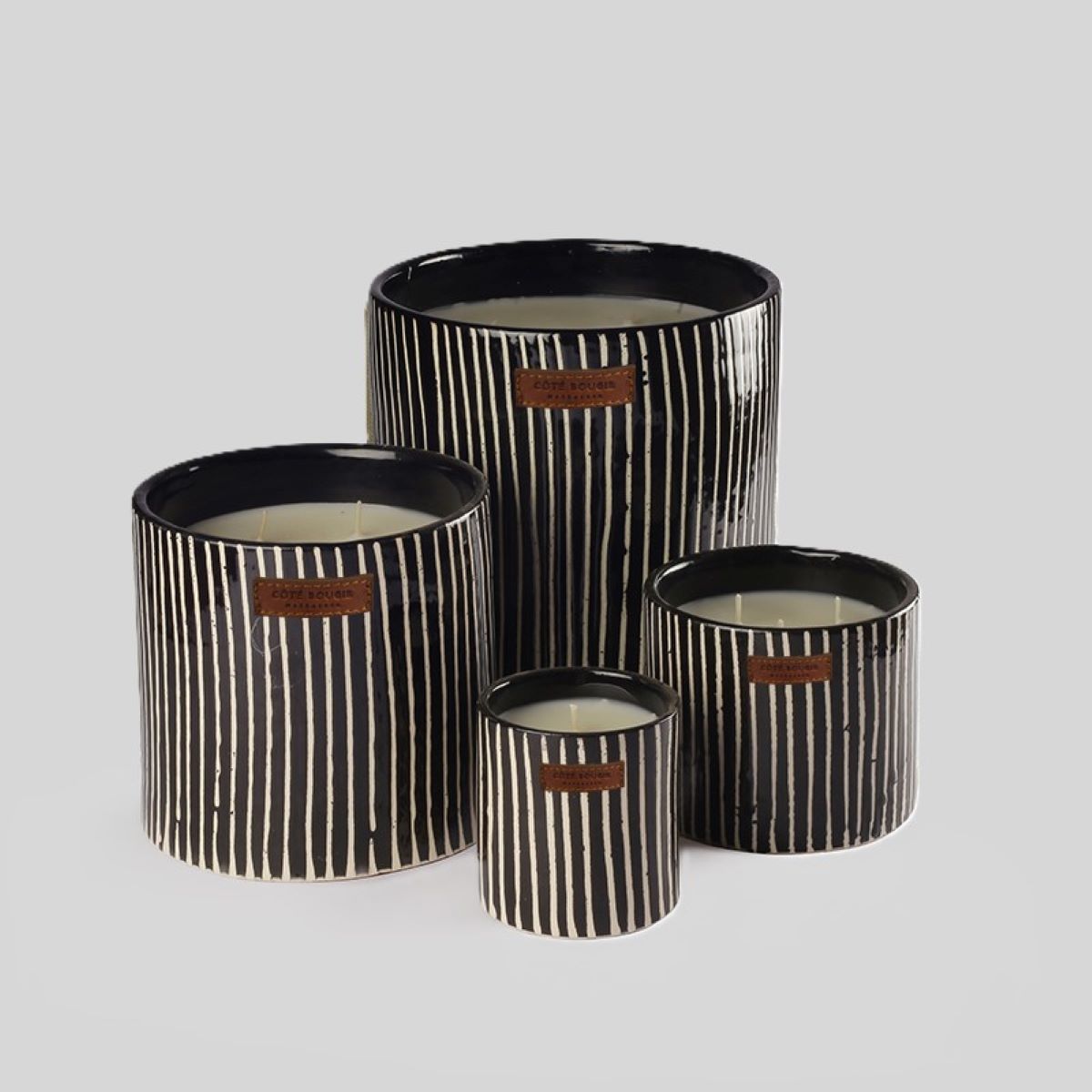 Zébré Scented Candle Black, Mandarine Majorelle Fragrance