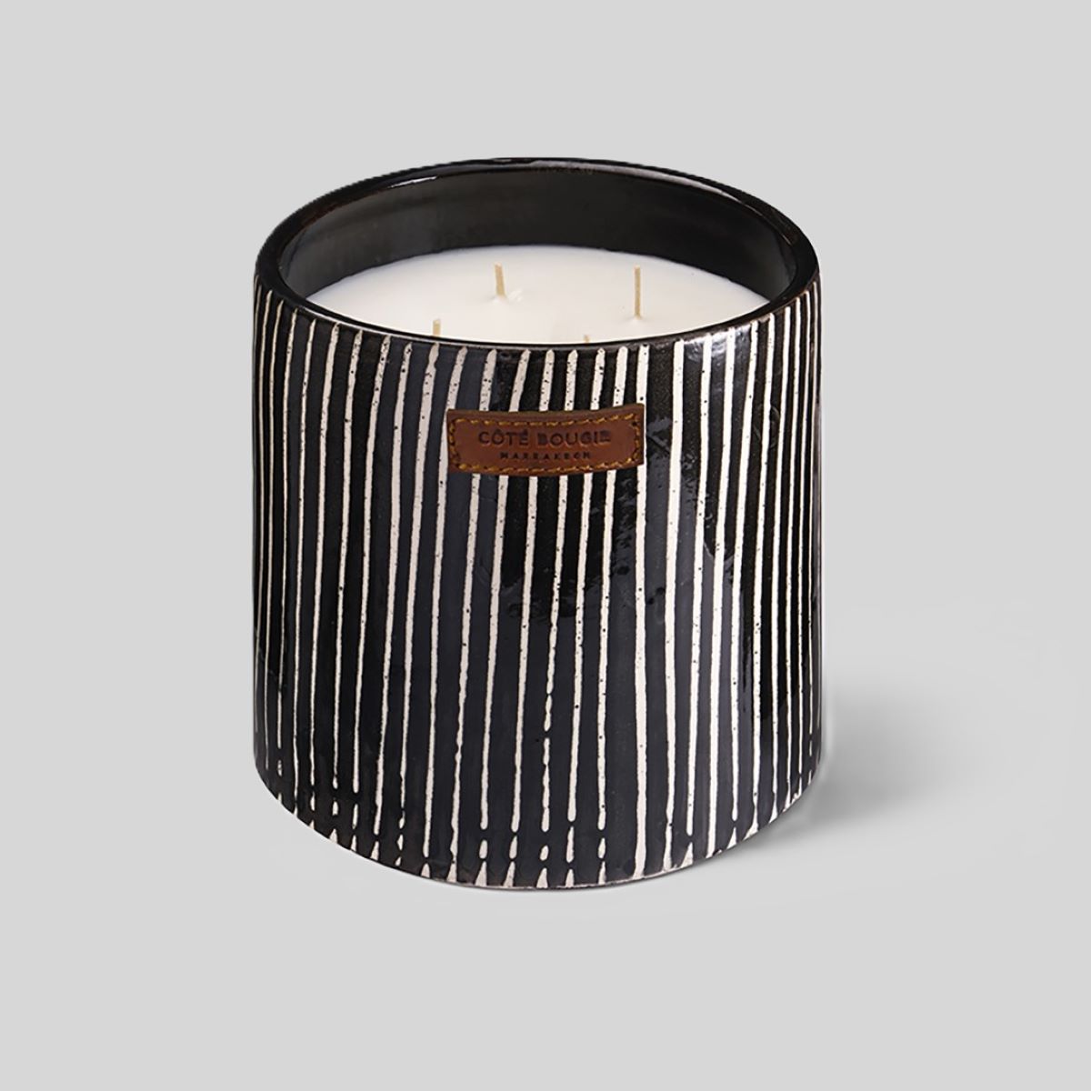 Zébré Scented Candle Black, Mandarine Majorelle Fragrance