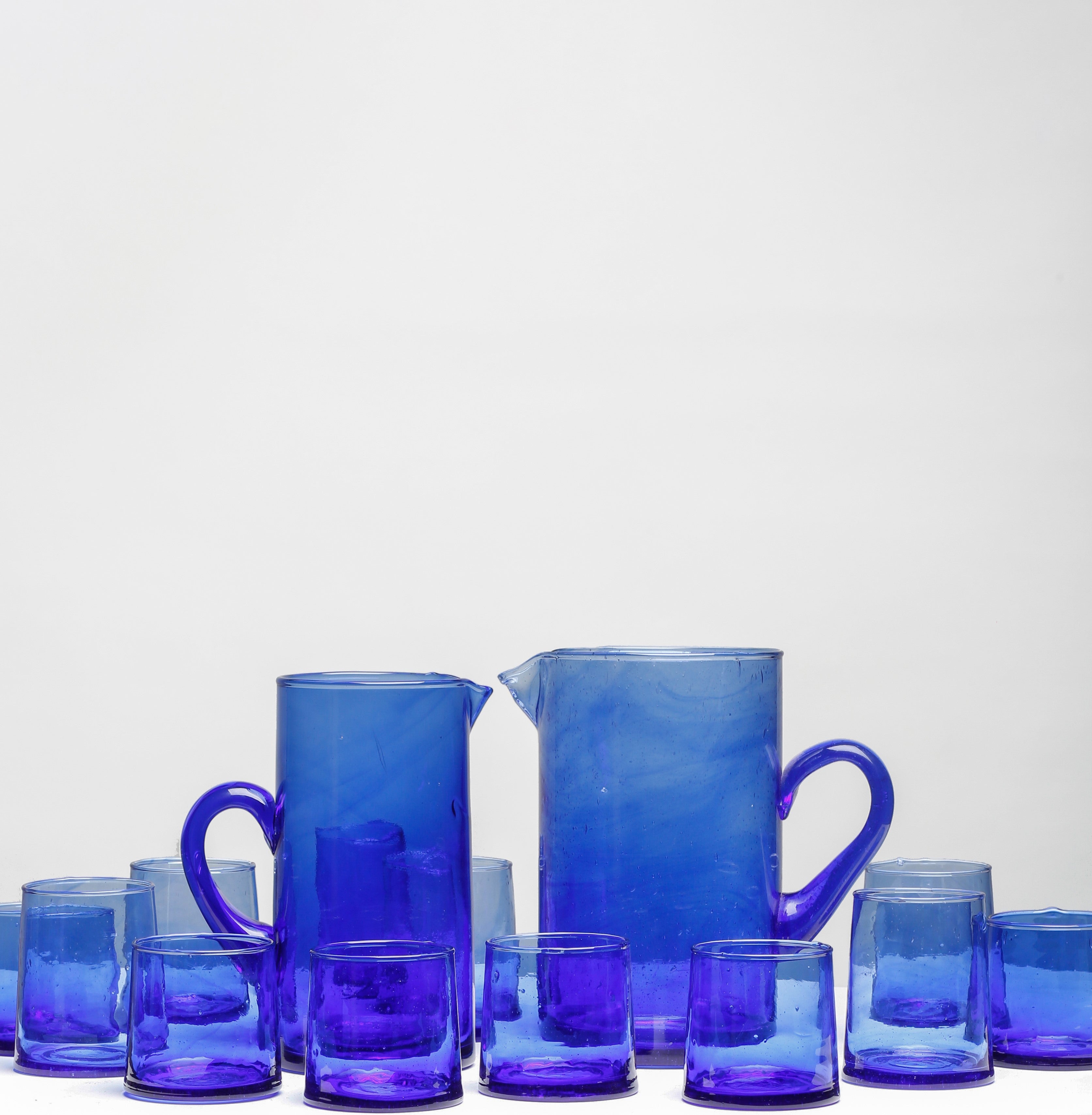 Glass Carafe 1 L/1.8 L, Blue