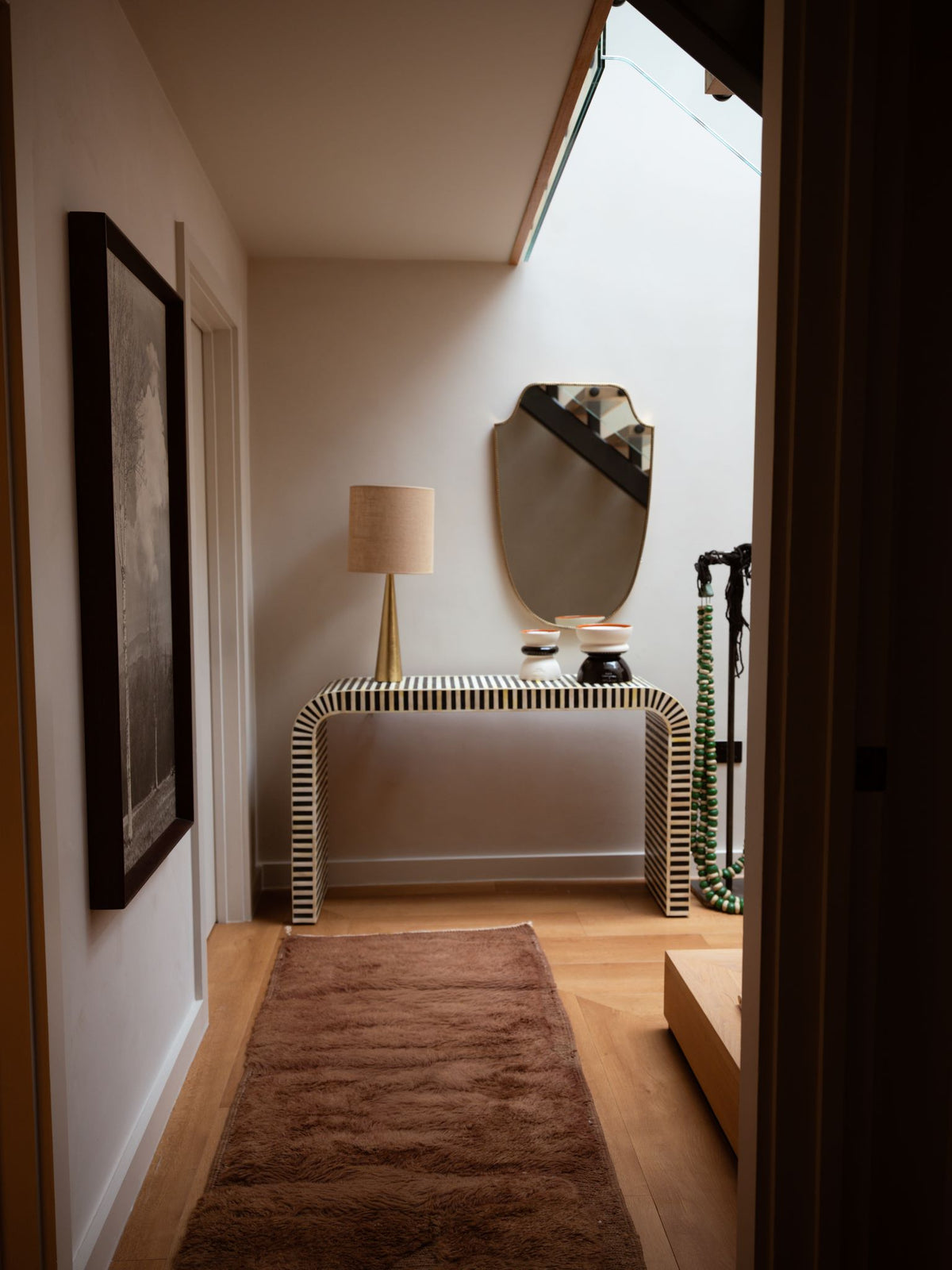 TL 11 Table Lamp, Brass - Jute