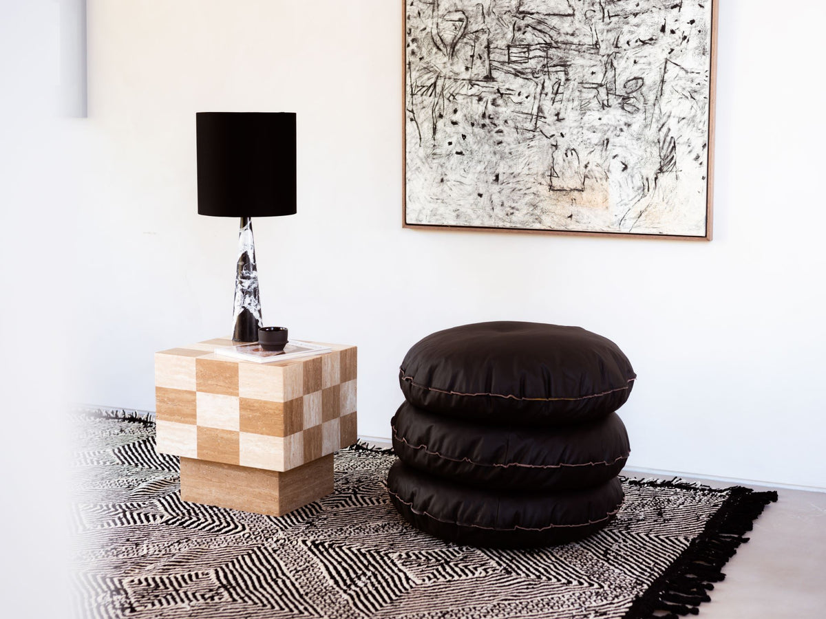 TL 11 Table Lamp, Black Khenifra marble - Black