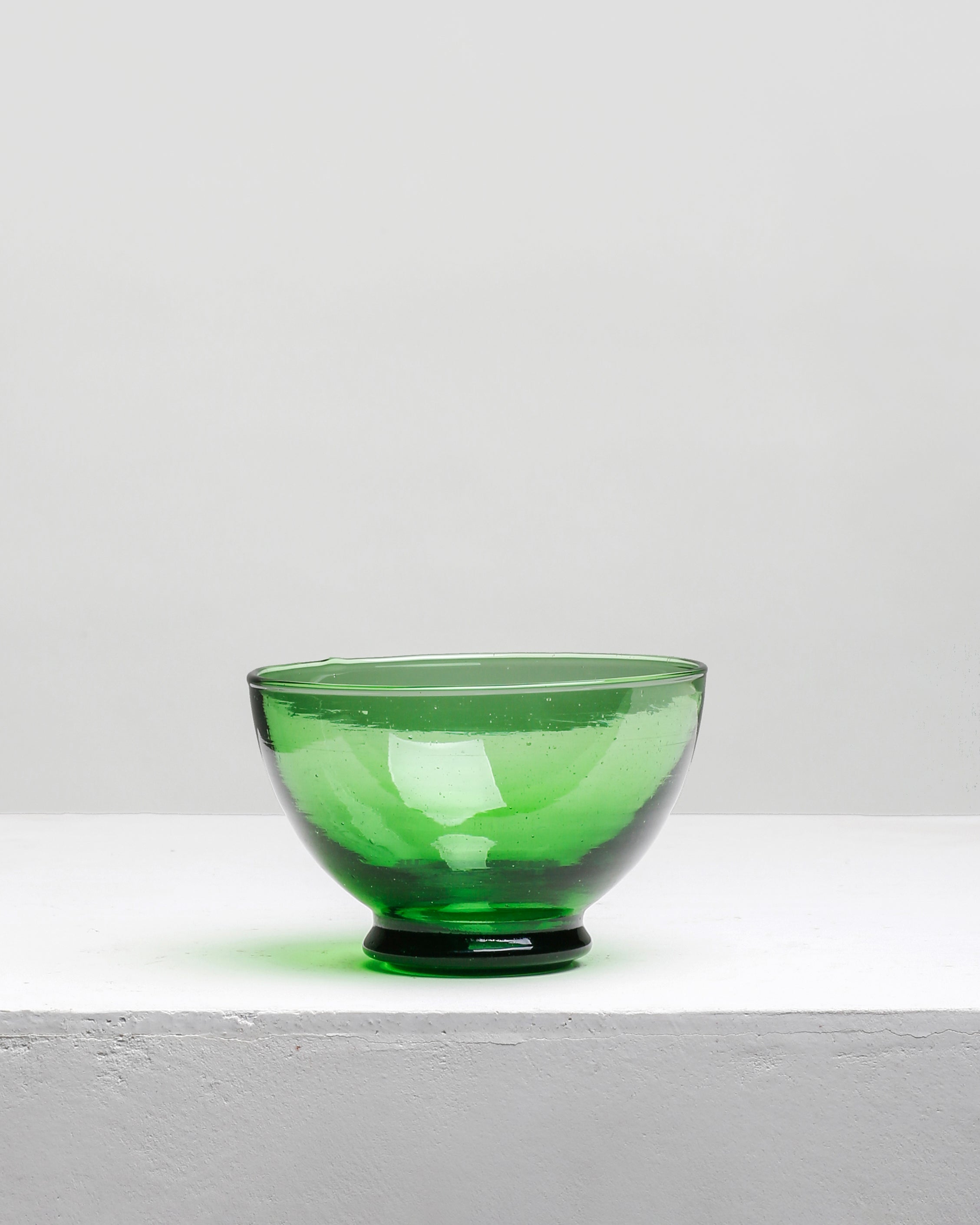Glass Dessert Bowl Ø32 cl, Green