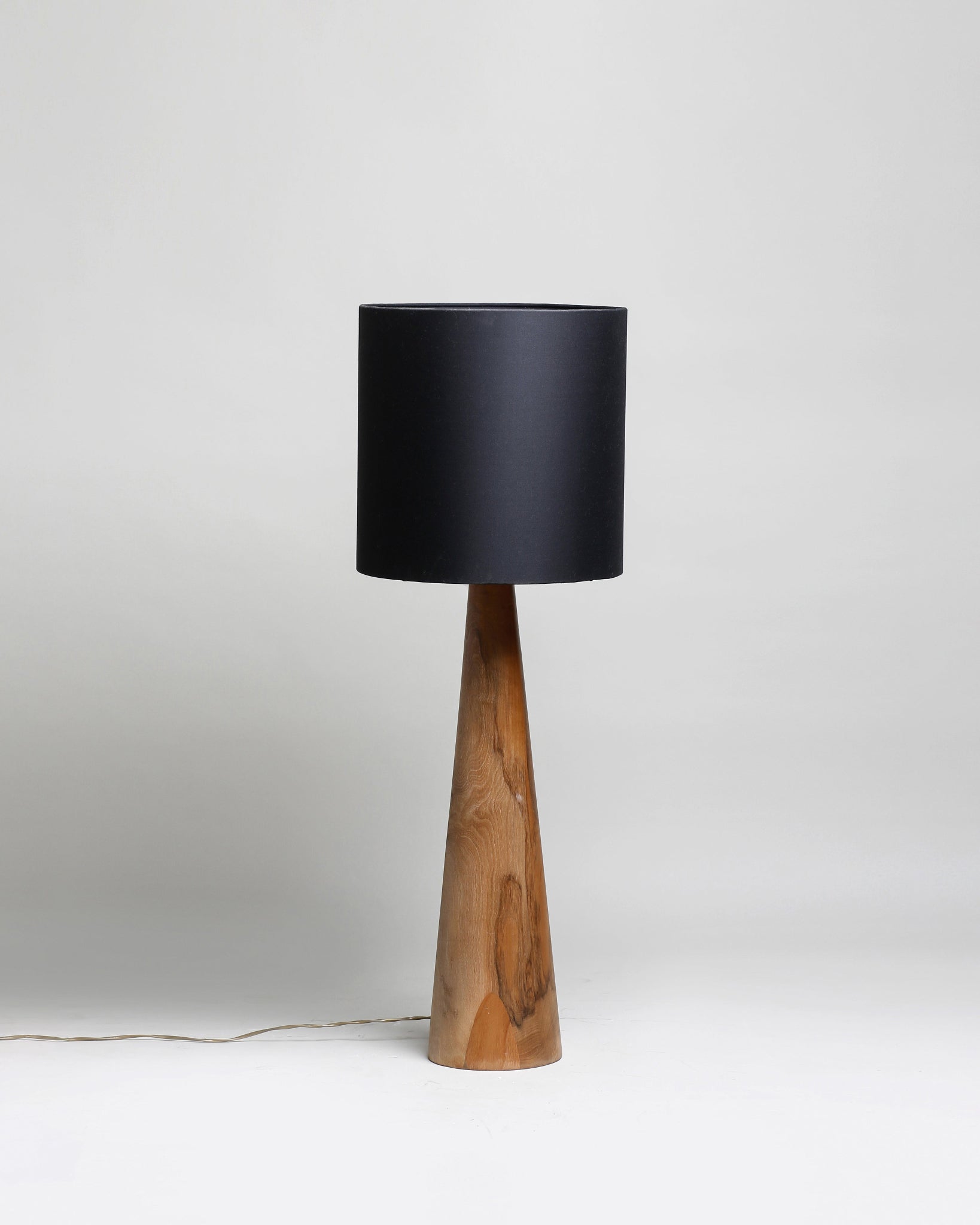 FL 11 Floor Lamp, Walnut Wood - Black