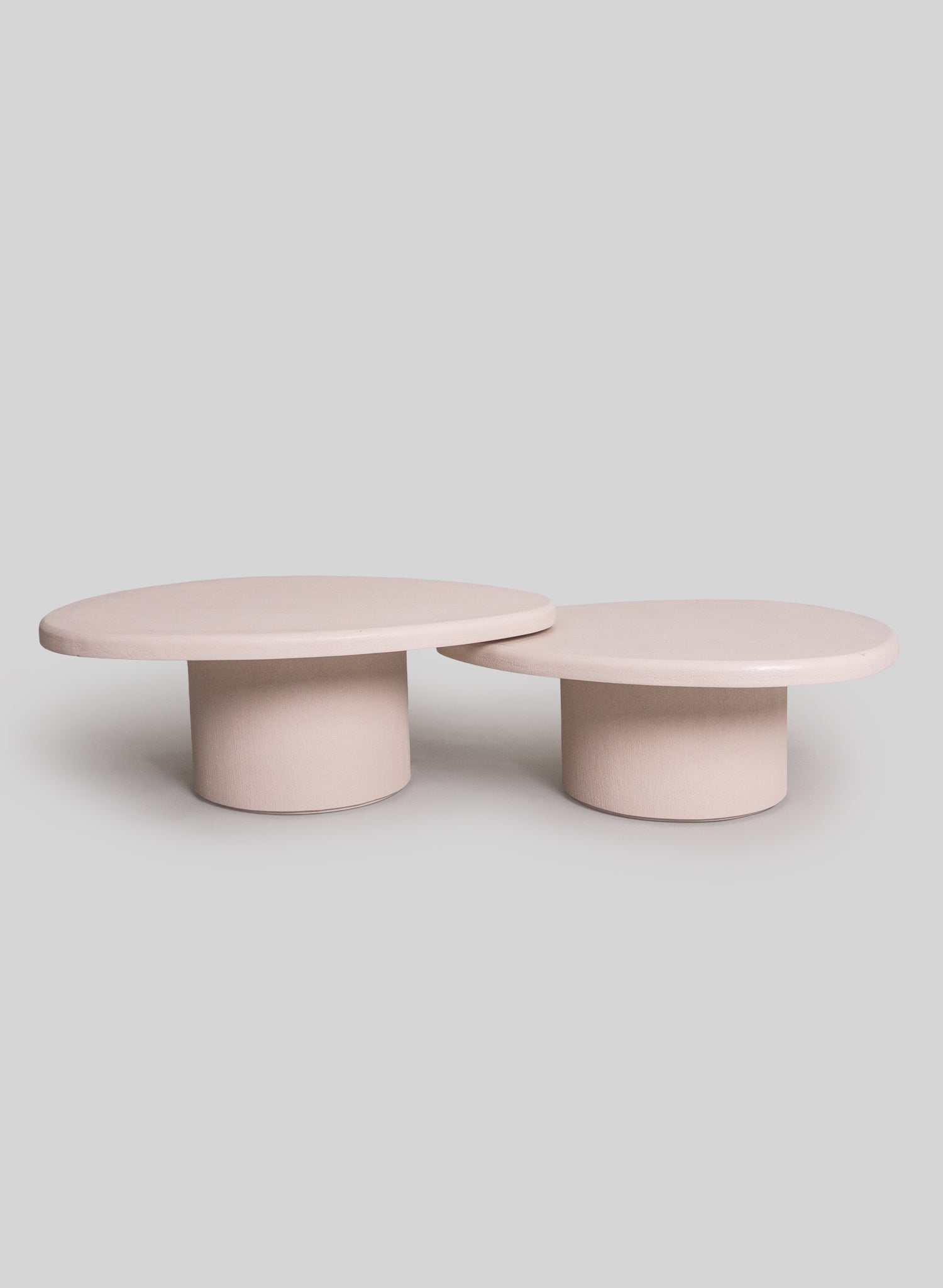 Duo Dera Coffee Table, Rose stone effect finish