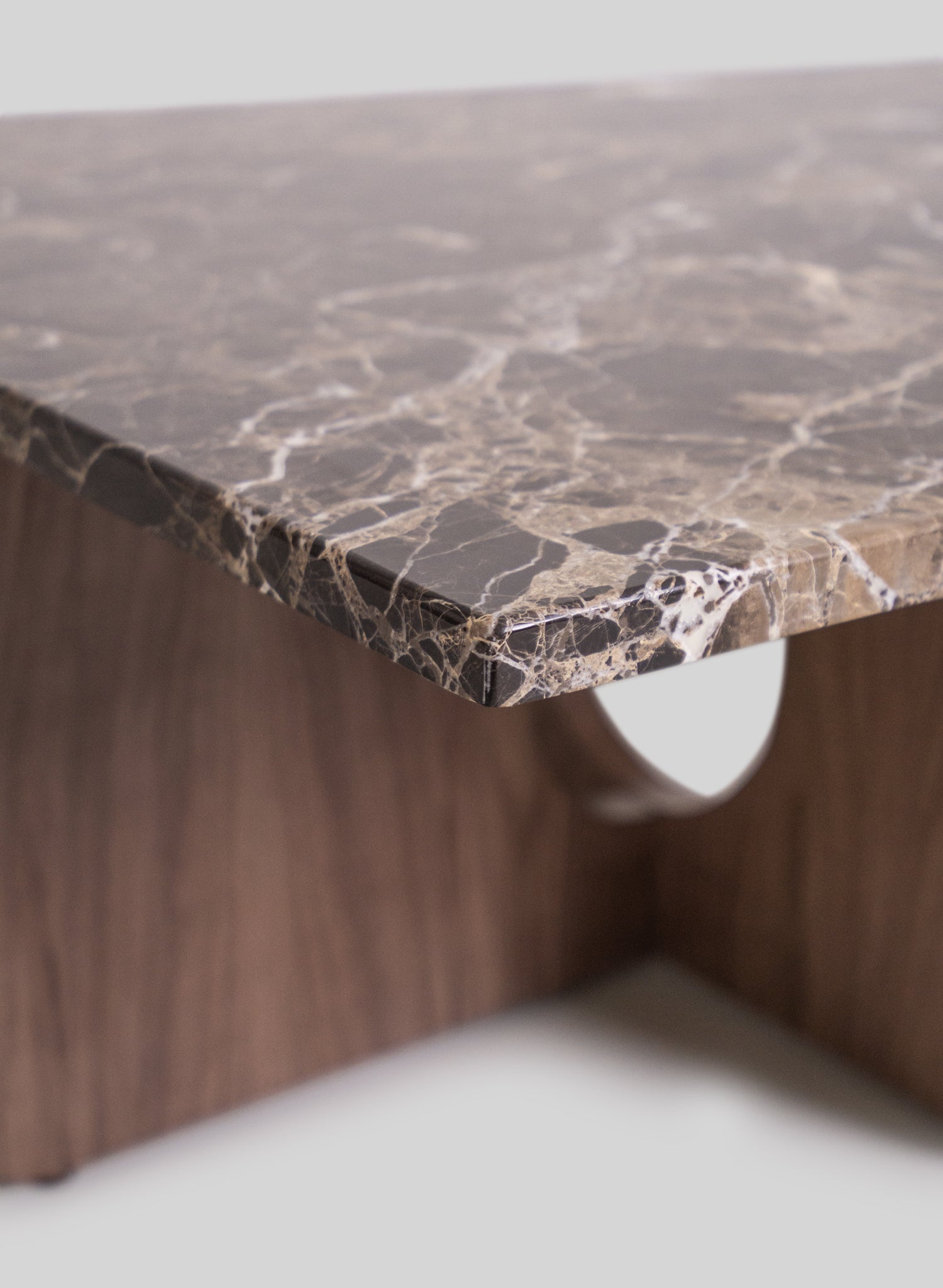 Siwa Coffee Table, Marble – Solid wood