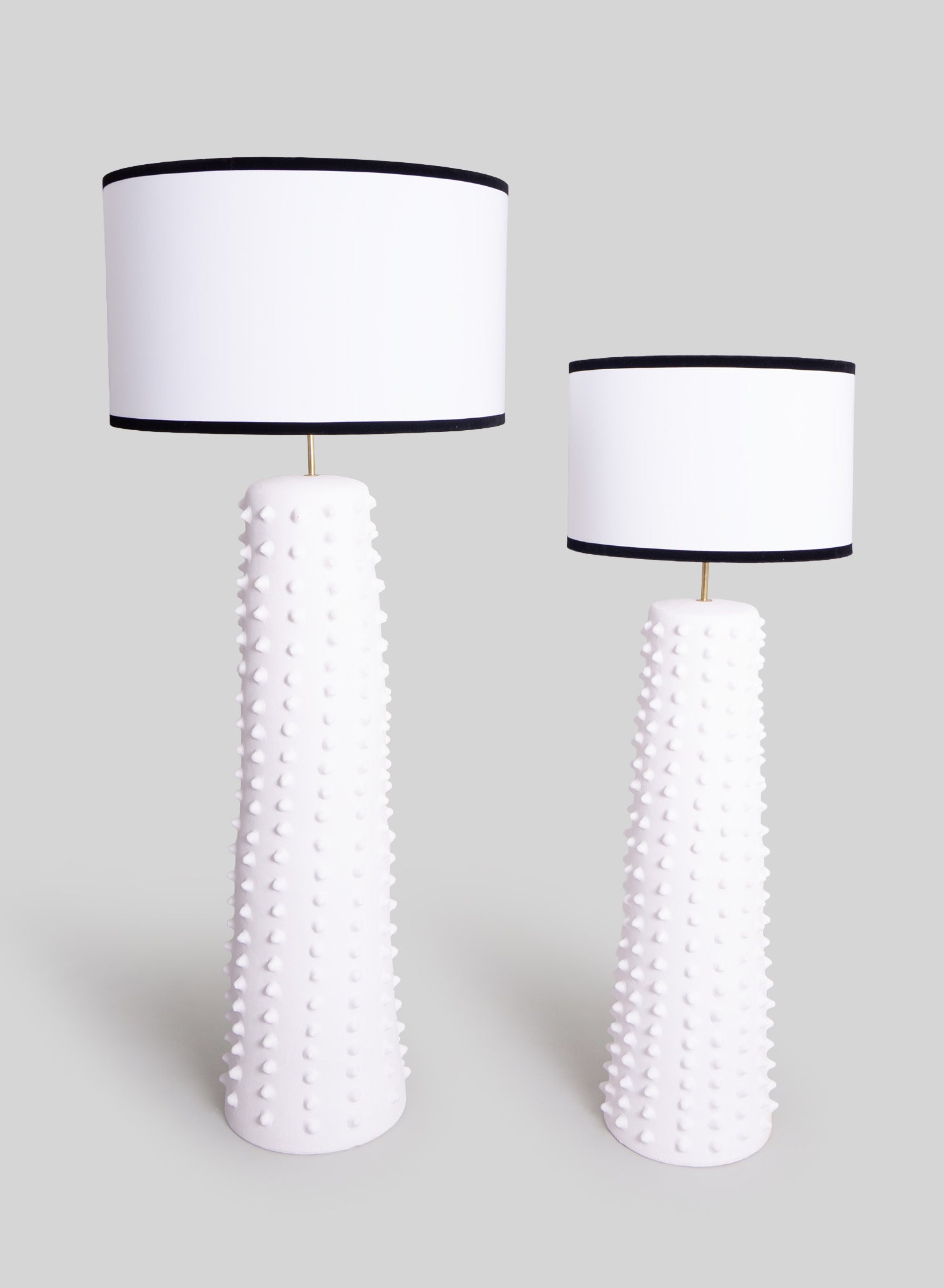 Cactus Floor Lamp, White terracotta - White