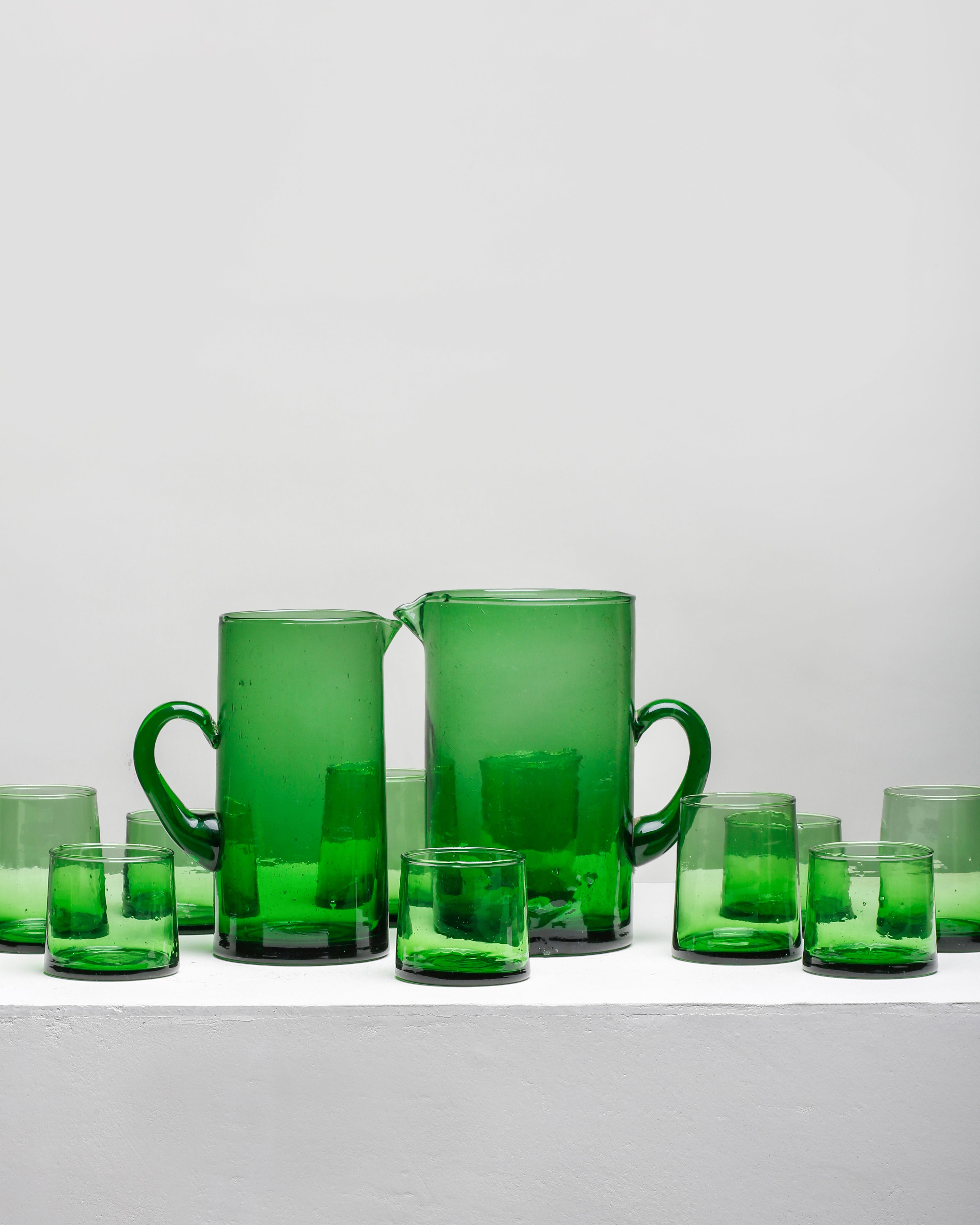 H20 Glass Carafe Ø1.8 L, Green