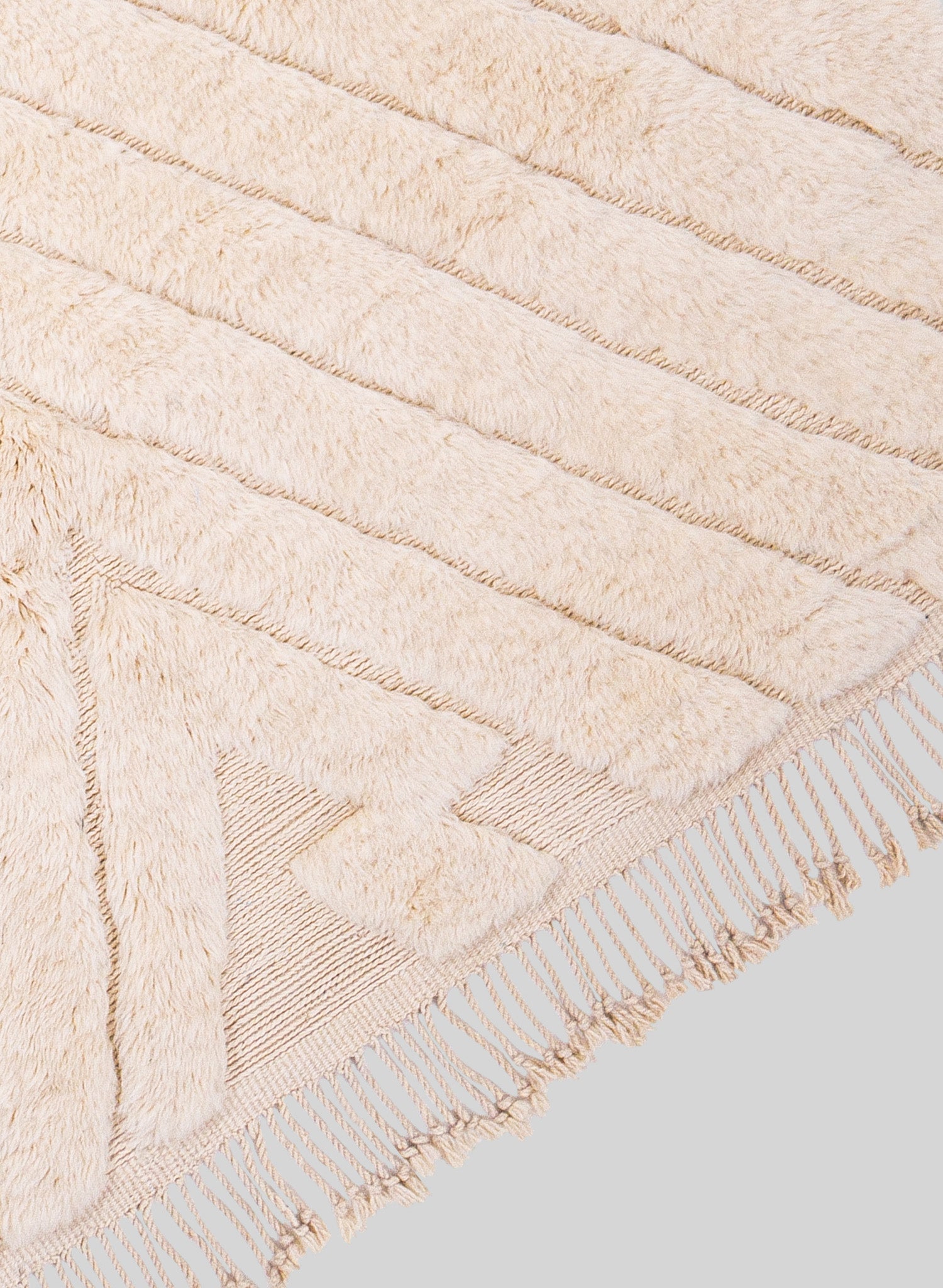 Tazrirt Wool Rug 200x300 cm, Natural wool