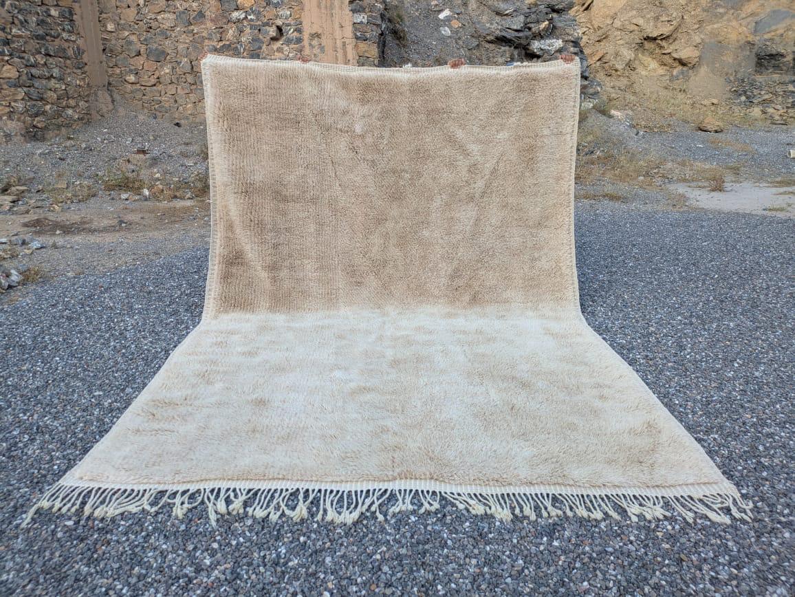 Dune Wool Rug 250x350 cm, Natural wool-Linen