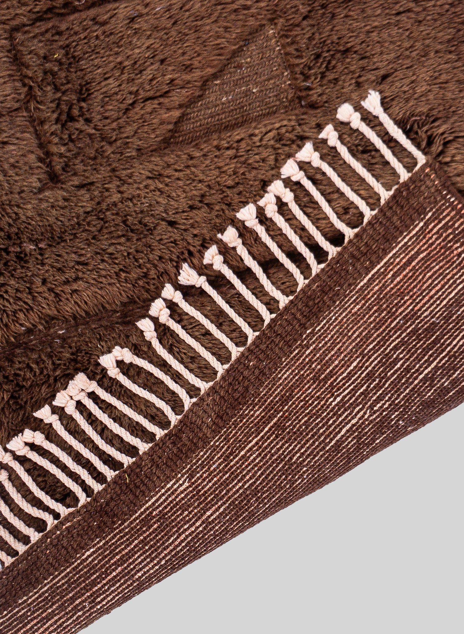 Akal Wool Runner 335x75 cm, Chocolate brown