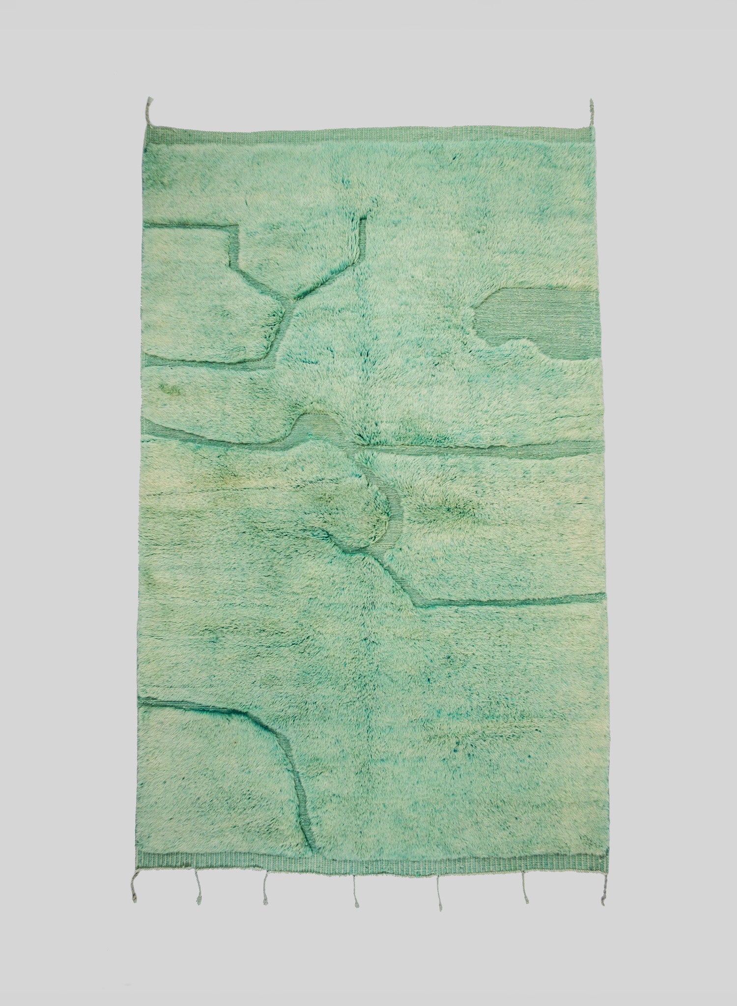 Verdant Wool Rug 180x280 cm, Jade dragon