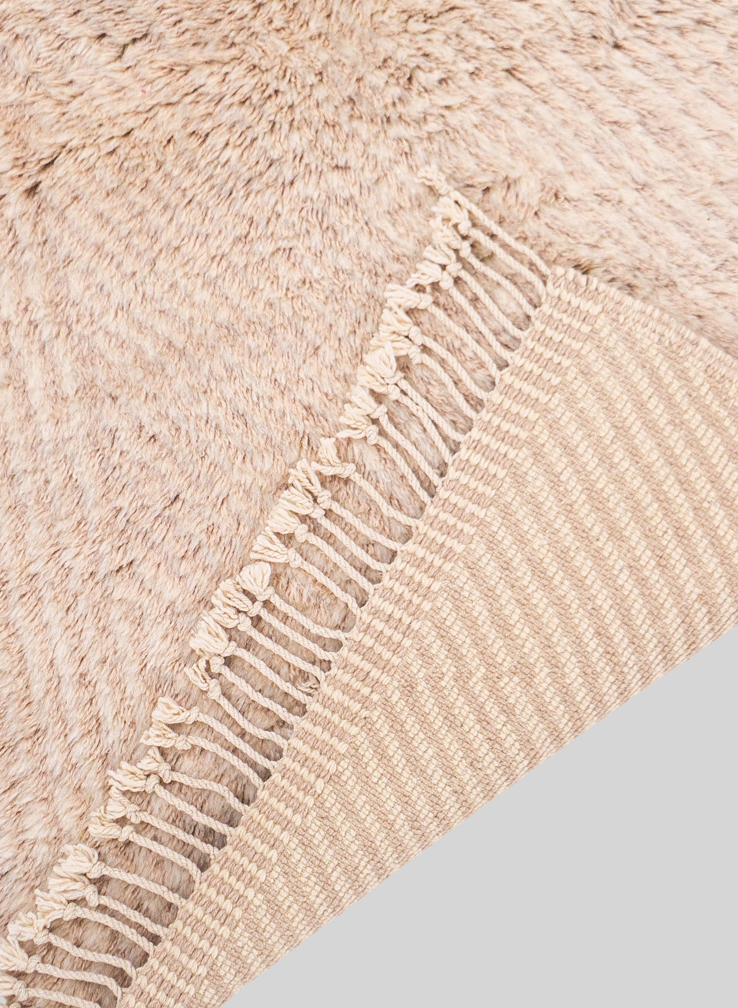 Dune Wool Rug 250x350 cm, Natural wool-Linen