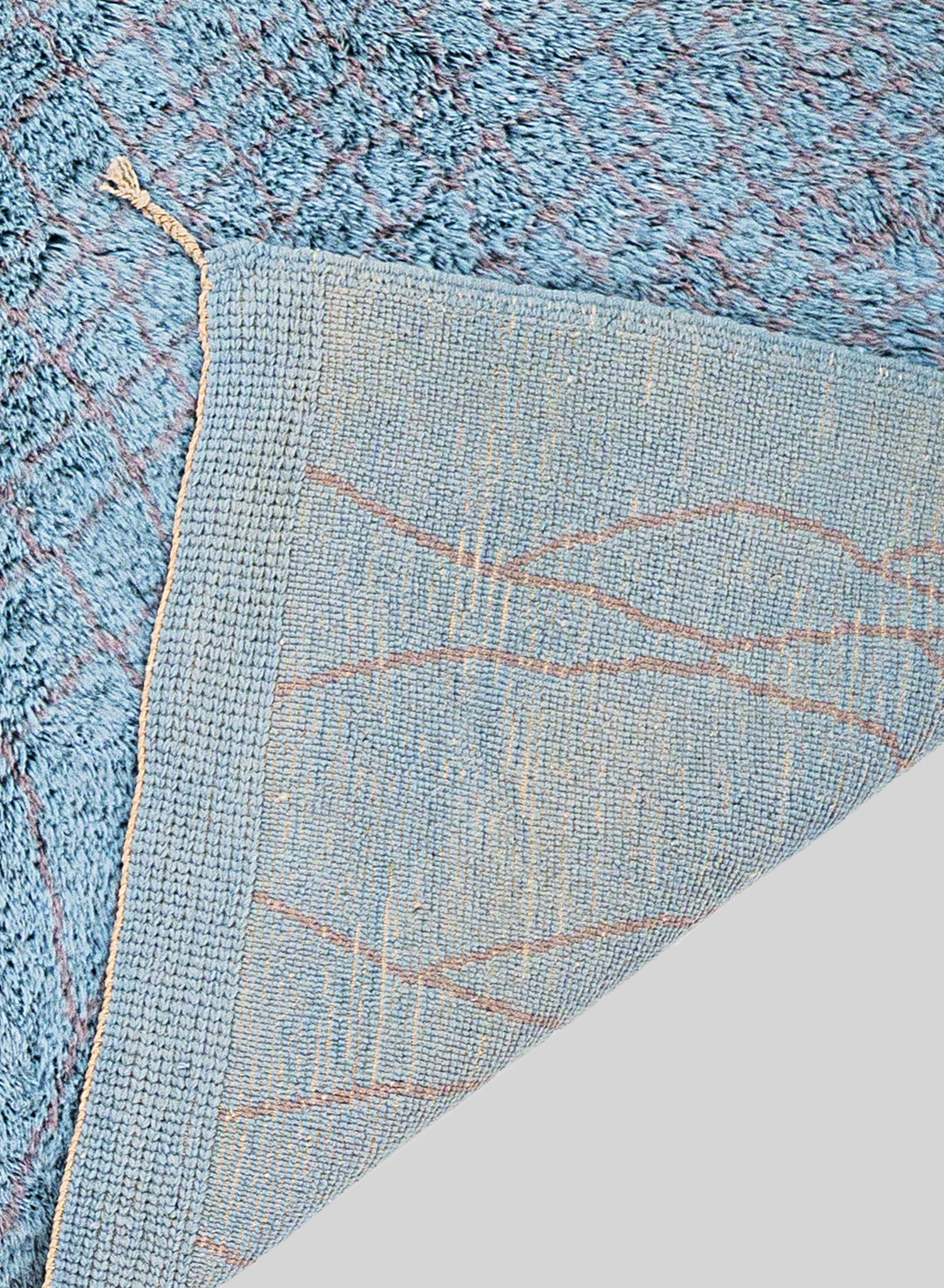 Horizon Wool Rug 220x320 cm, Dusty cornflower