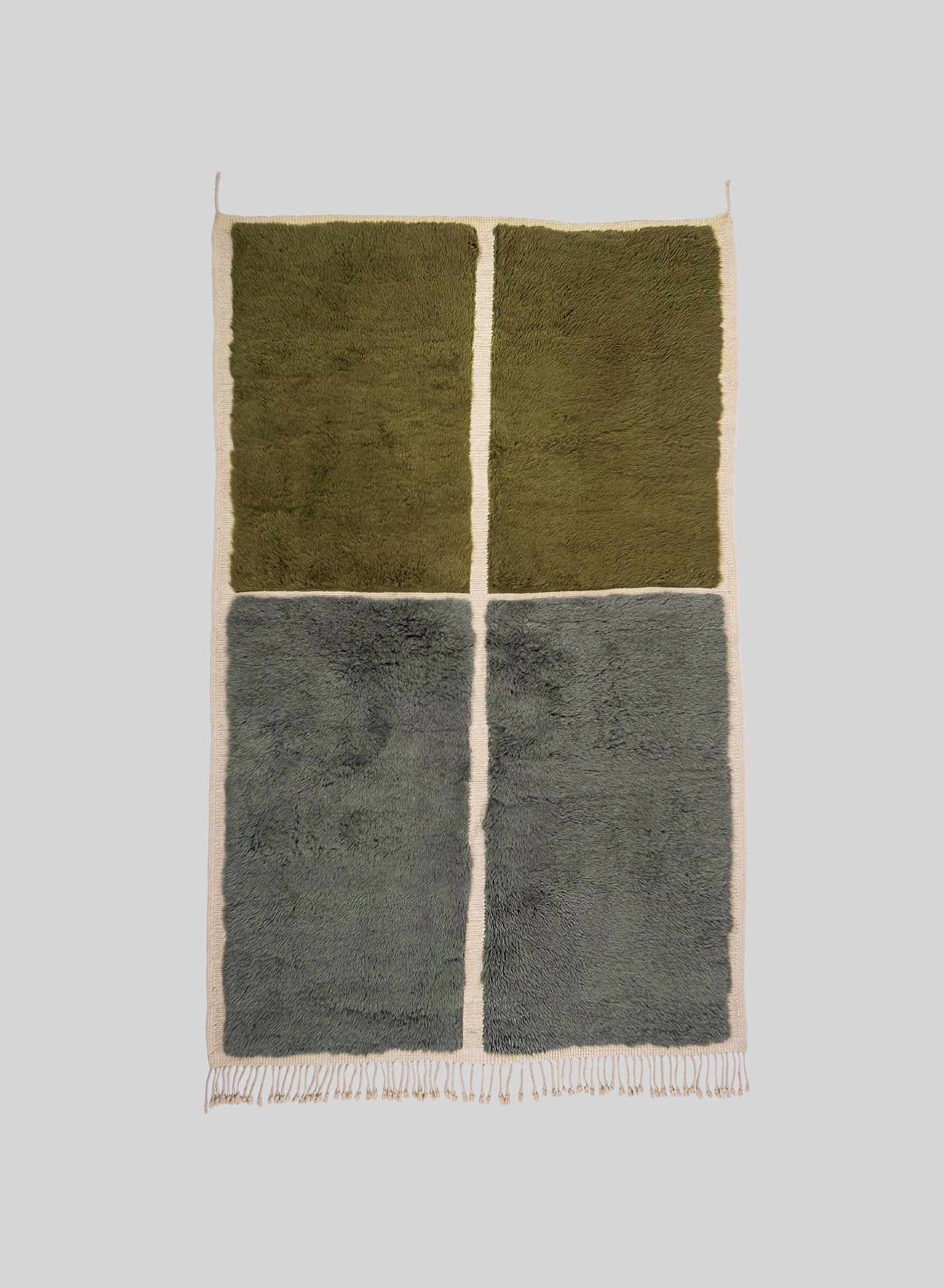 Oasis Wool Rug 180x280 cm, Sage green-Olive leaf