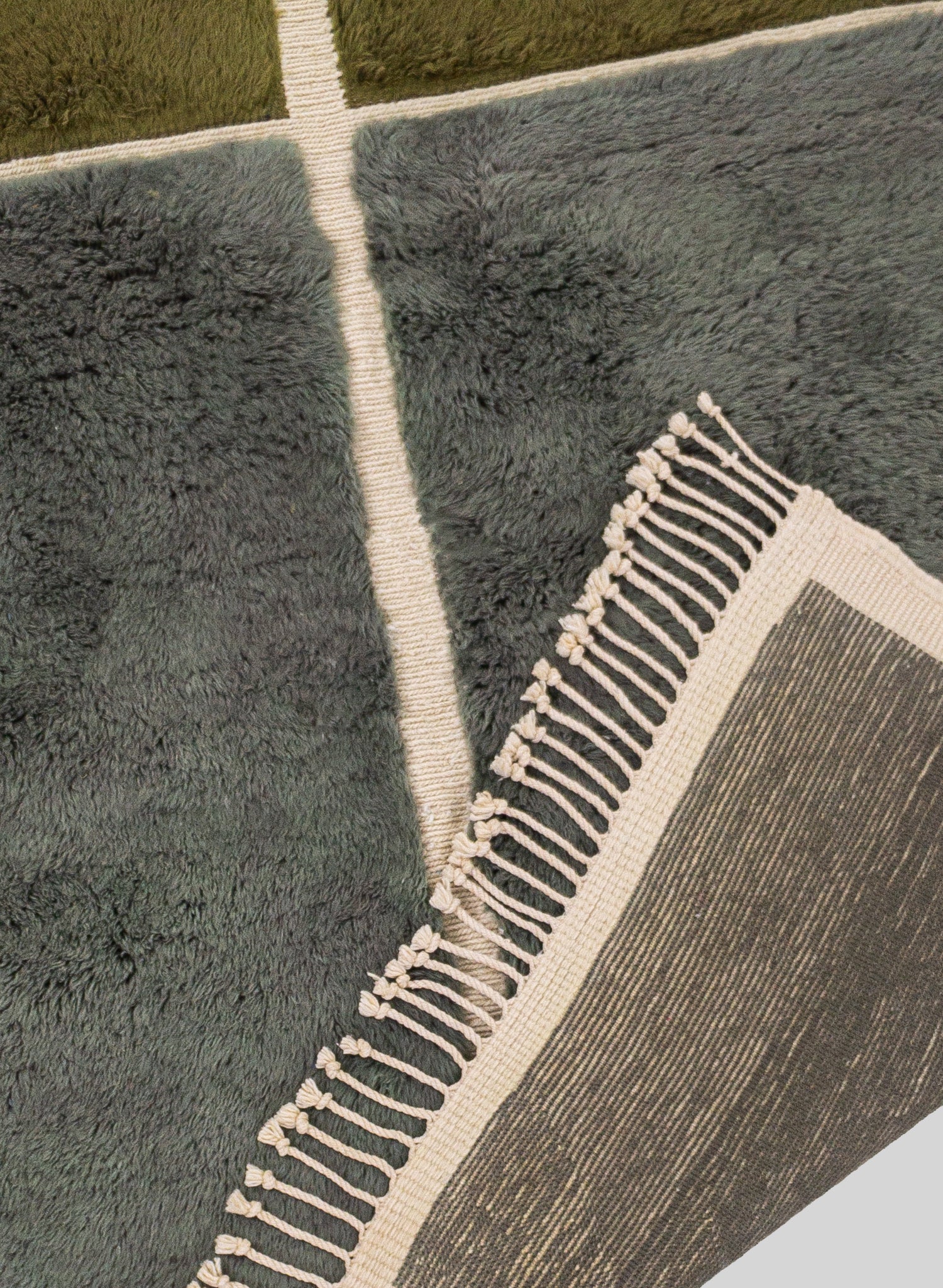 Oasis Wool Rug 180x280 cm, Sage green-Olive leaf