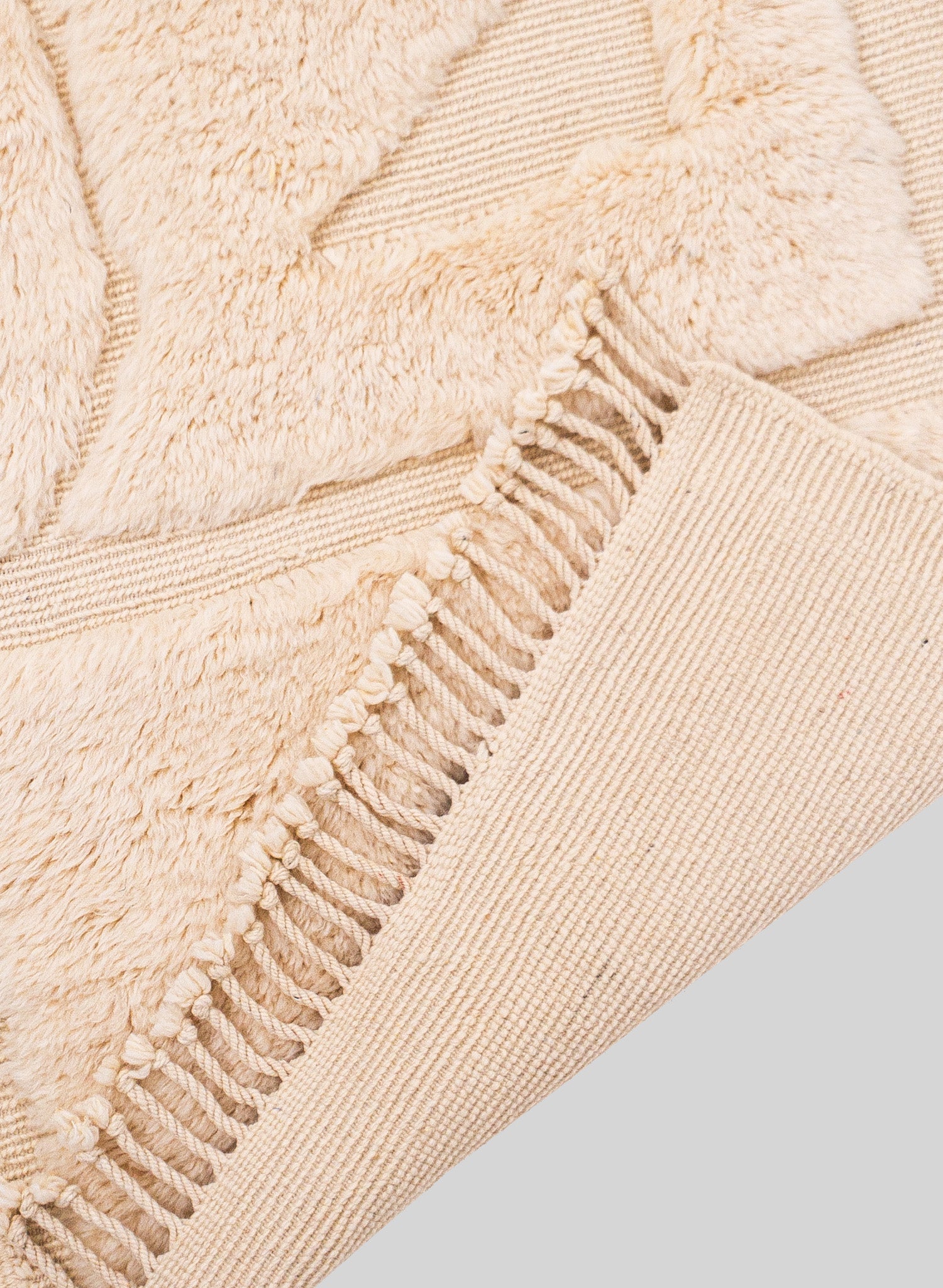 Asif Wool Runner 335x75 cm, Natural wool