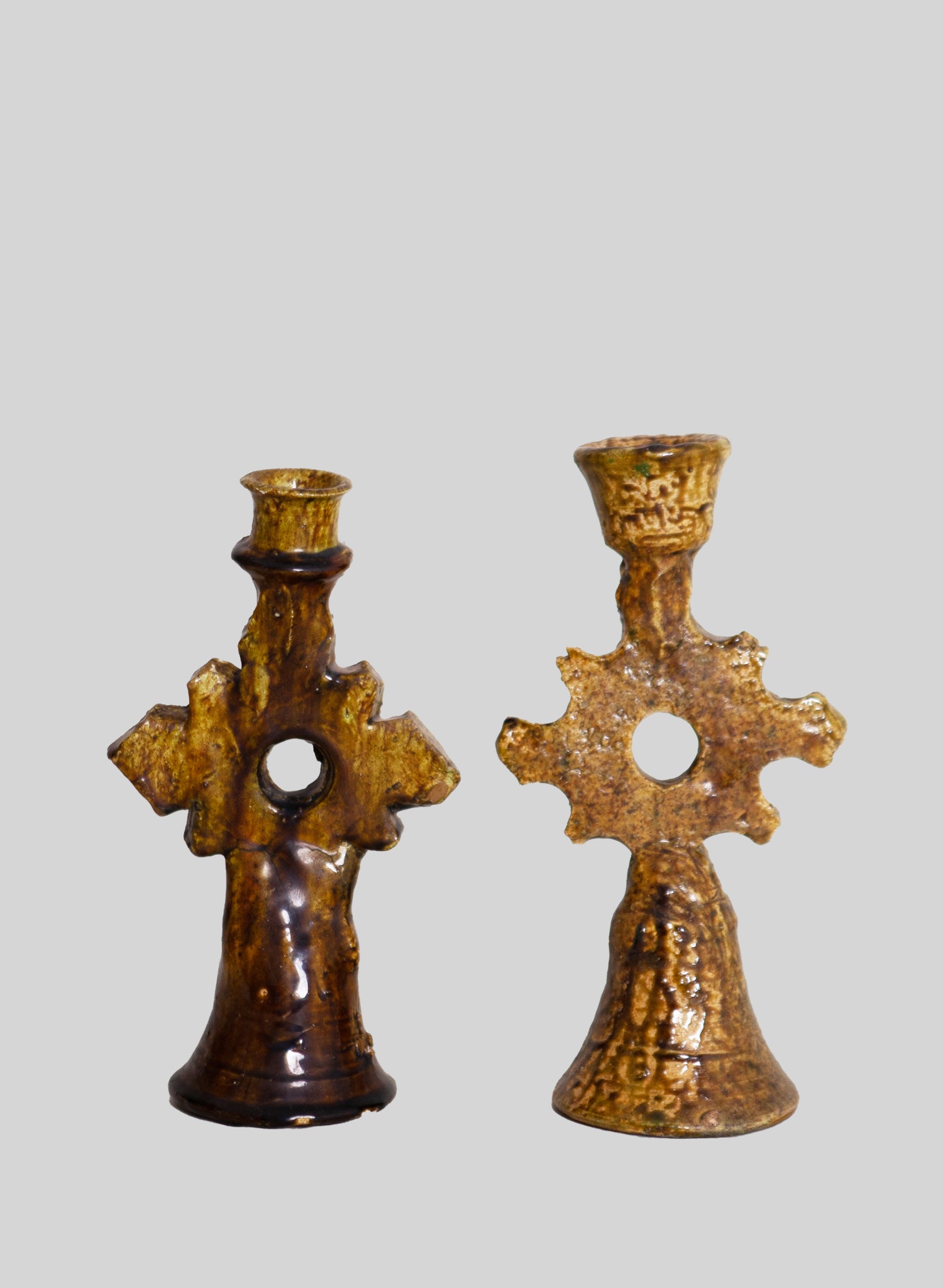 Tamegroute Touareg Candle Holder H26 cm, Olive