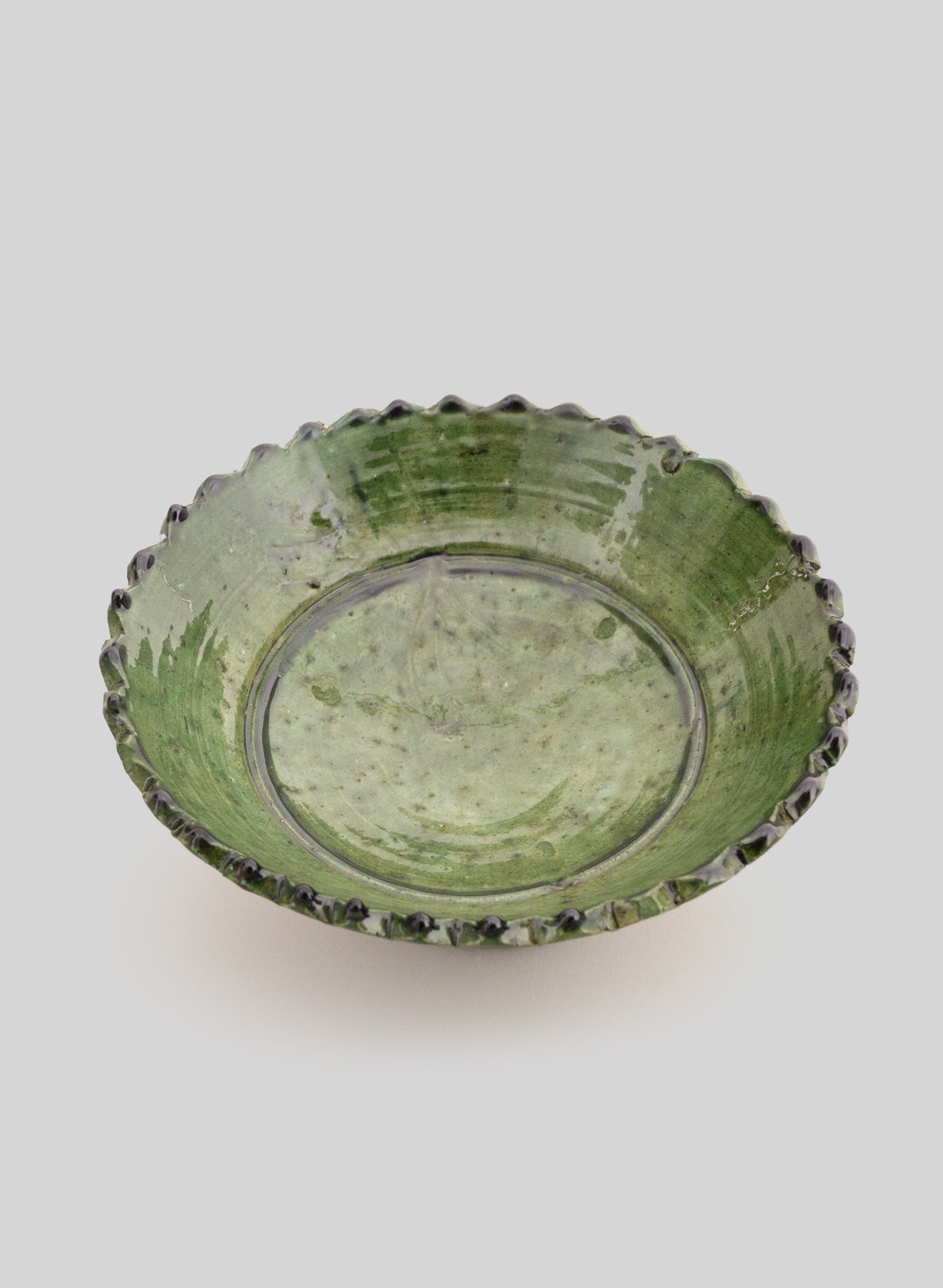 Mechatia Tamegroute Fruit Bowl Ø25 cm, Green