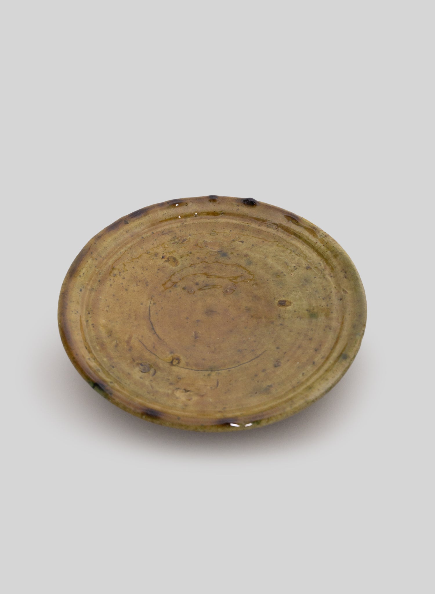 Tamegroute Dining Plate, Olive