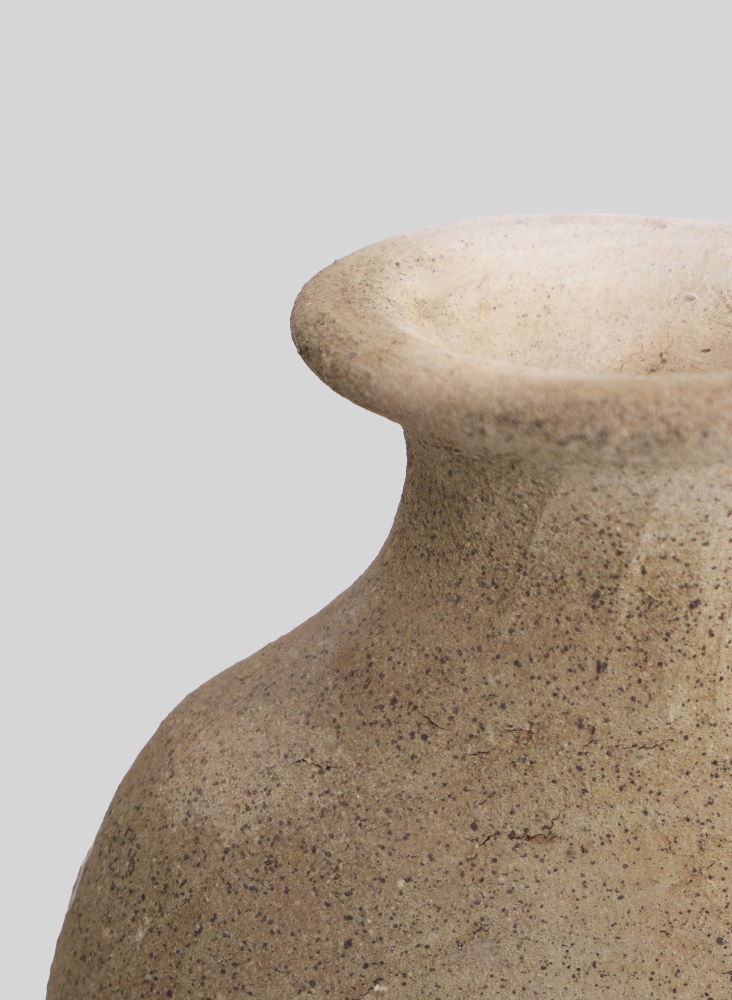 Tamegroute Sculptural Vase H50 cm, Unglazed
