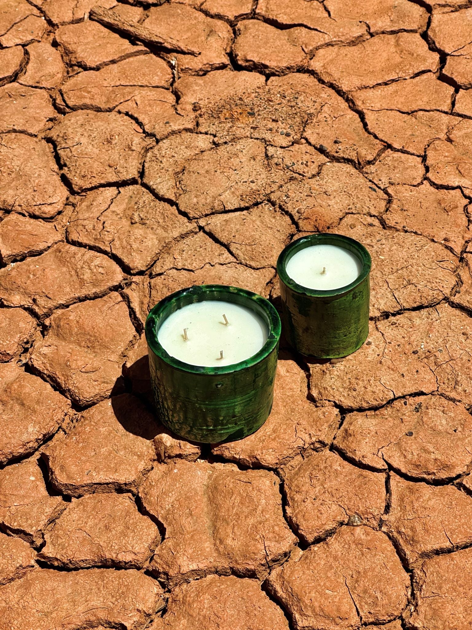 Tamegroute Scented Candle Green, Mint & Tea Fragrance