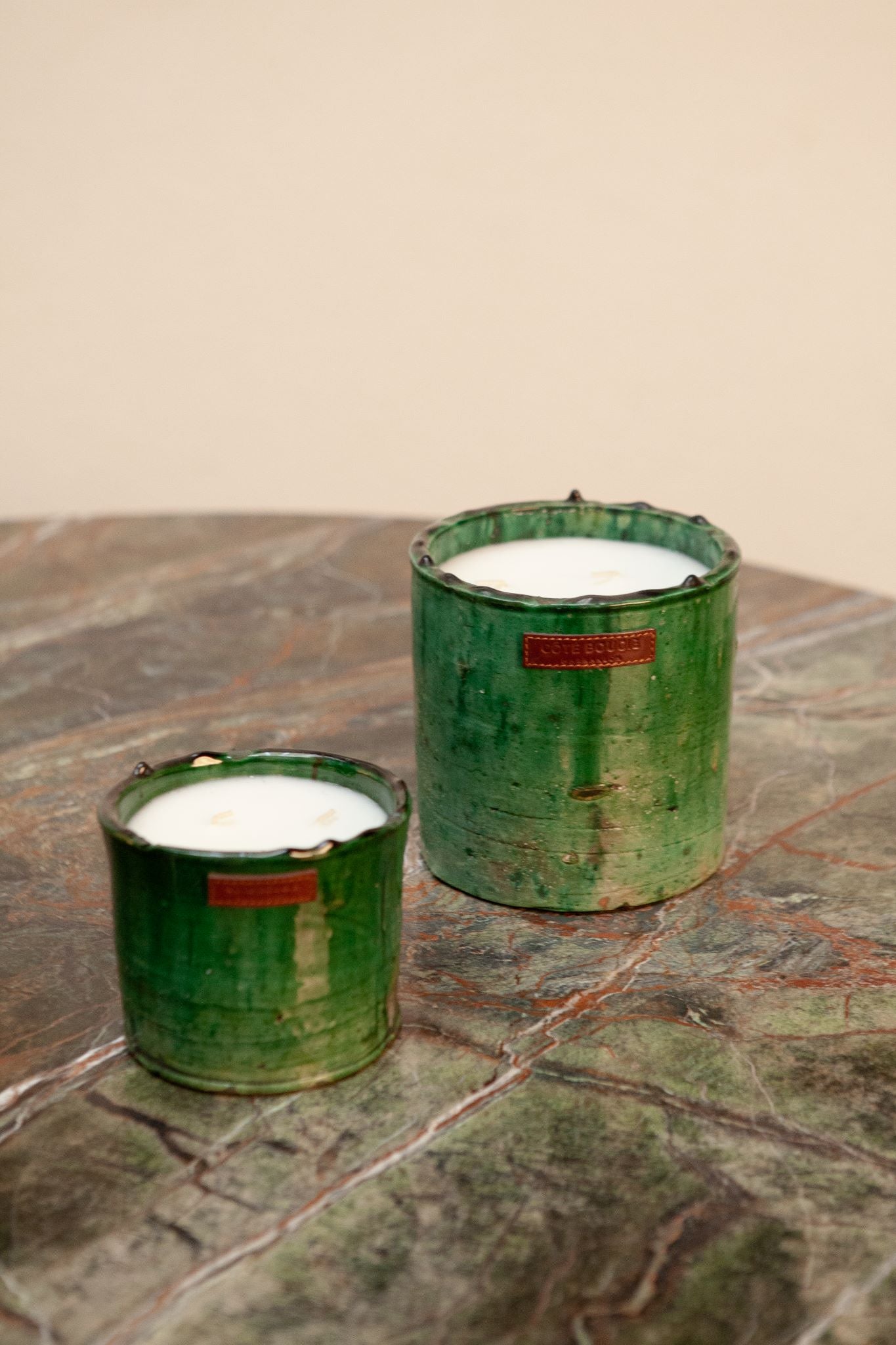 Tamegroute Scented Candle Green, Mint & Tea Fragrance