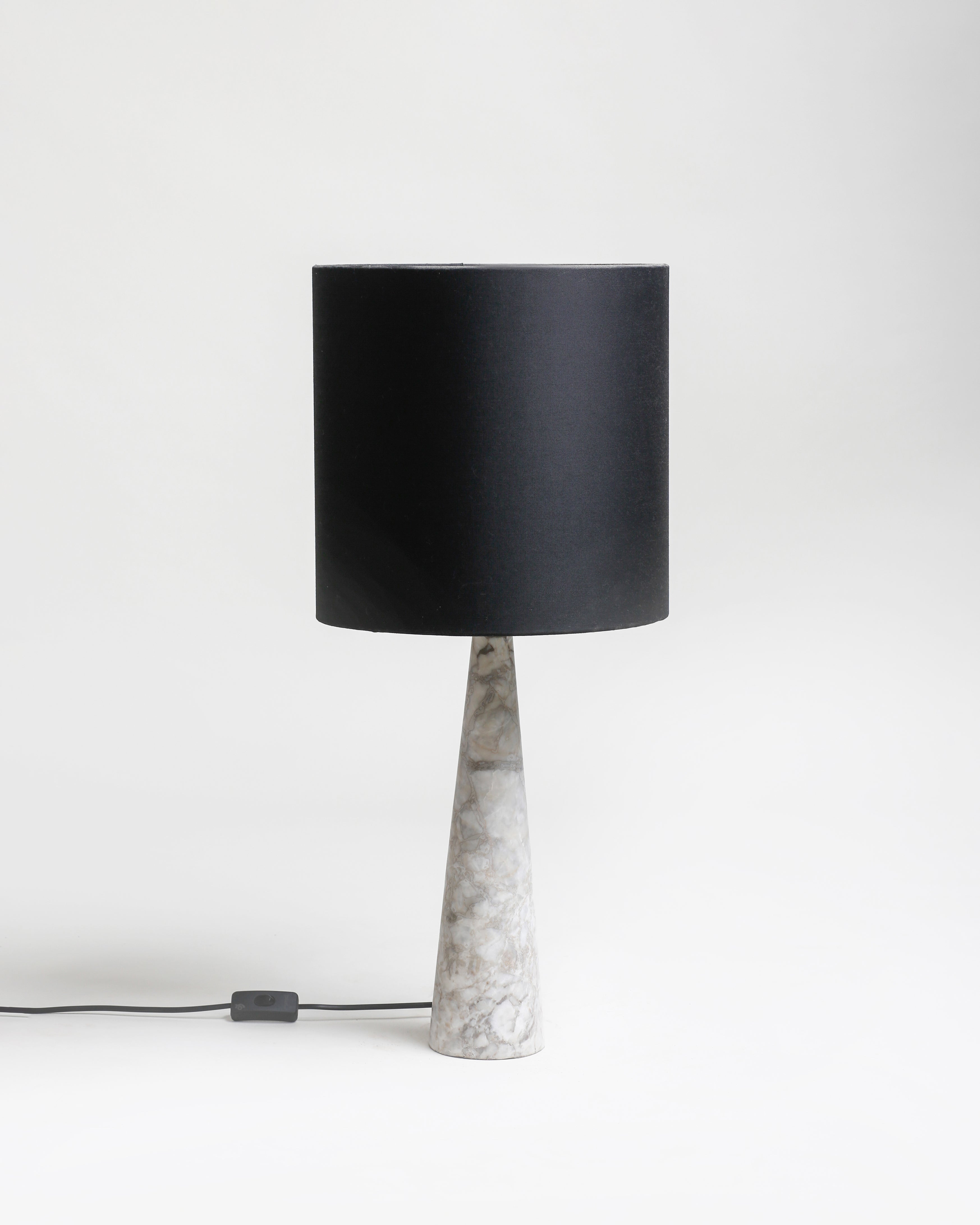 TL 11 Table Lamp, Grey Zayane marble - Black