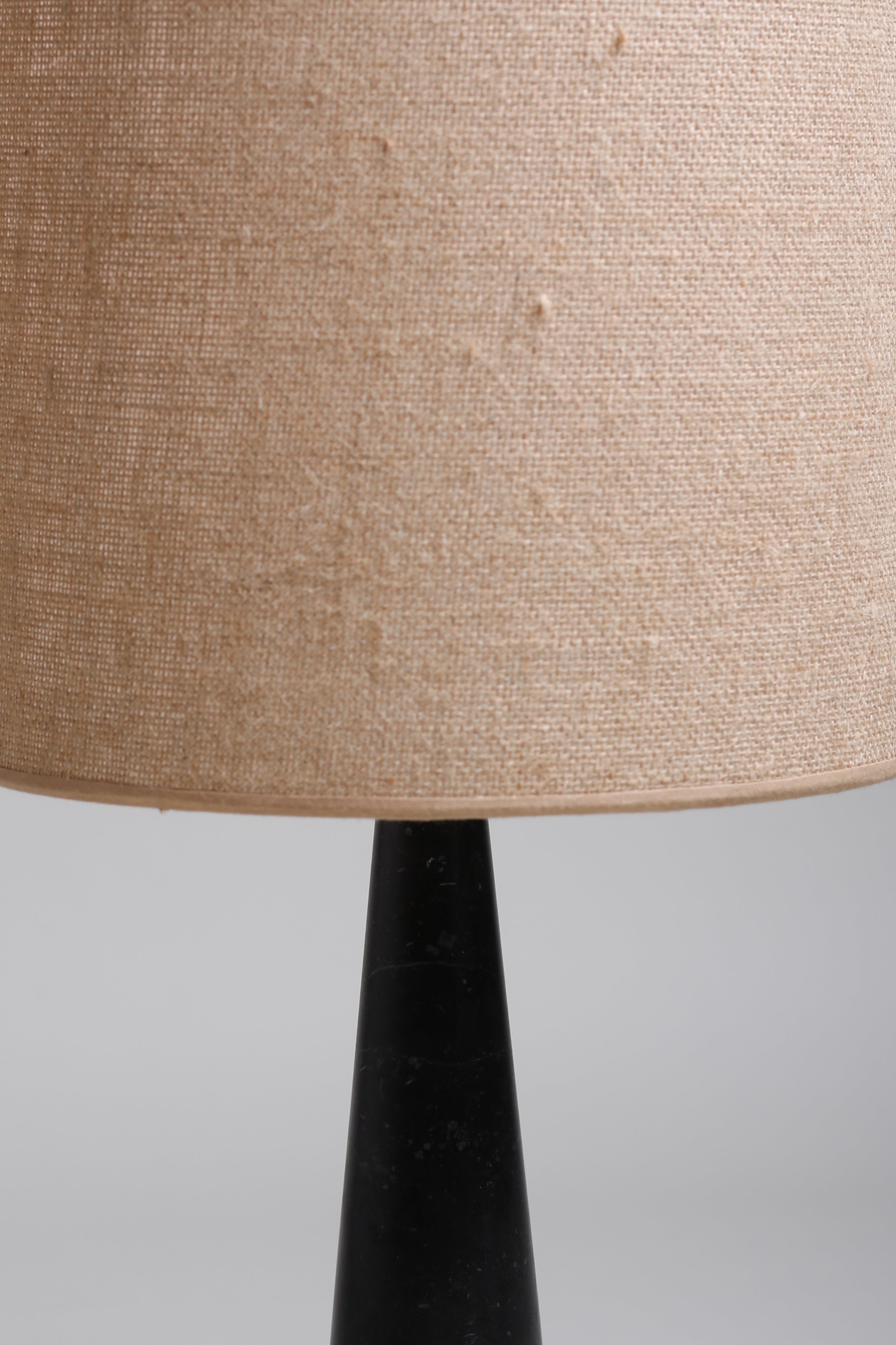 TL 11 Table Lamp, Black Khenifra Marble - Jute