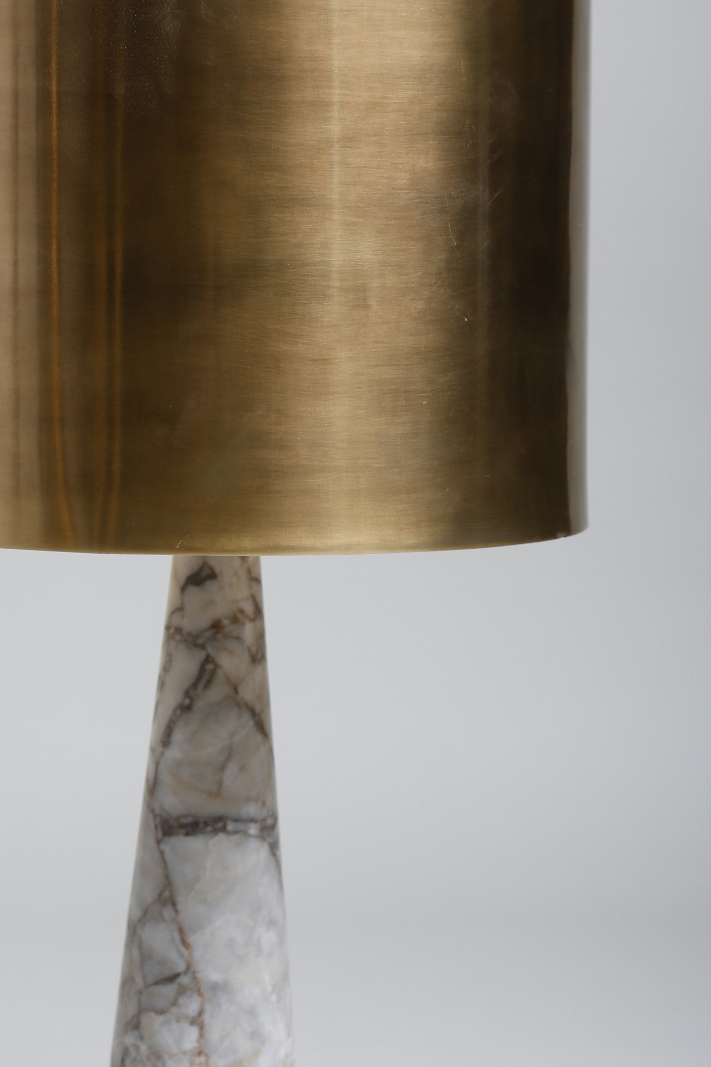TL 11 Table Lamp, Grey Zayane marble - Brass
