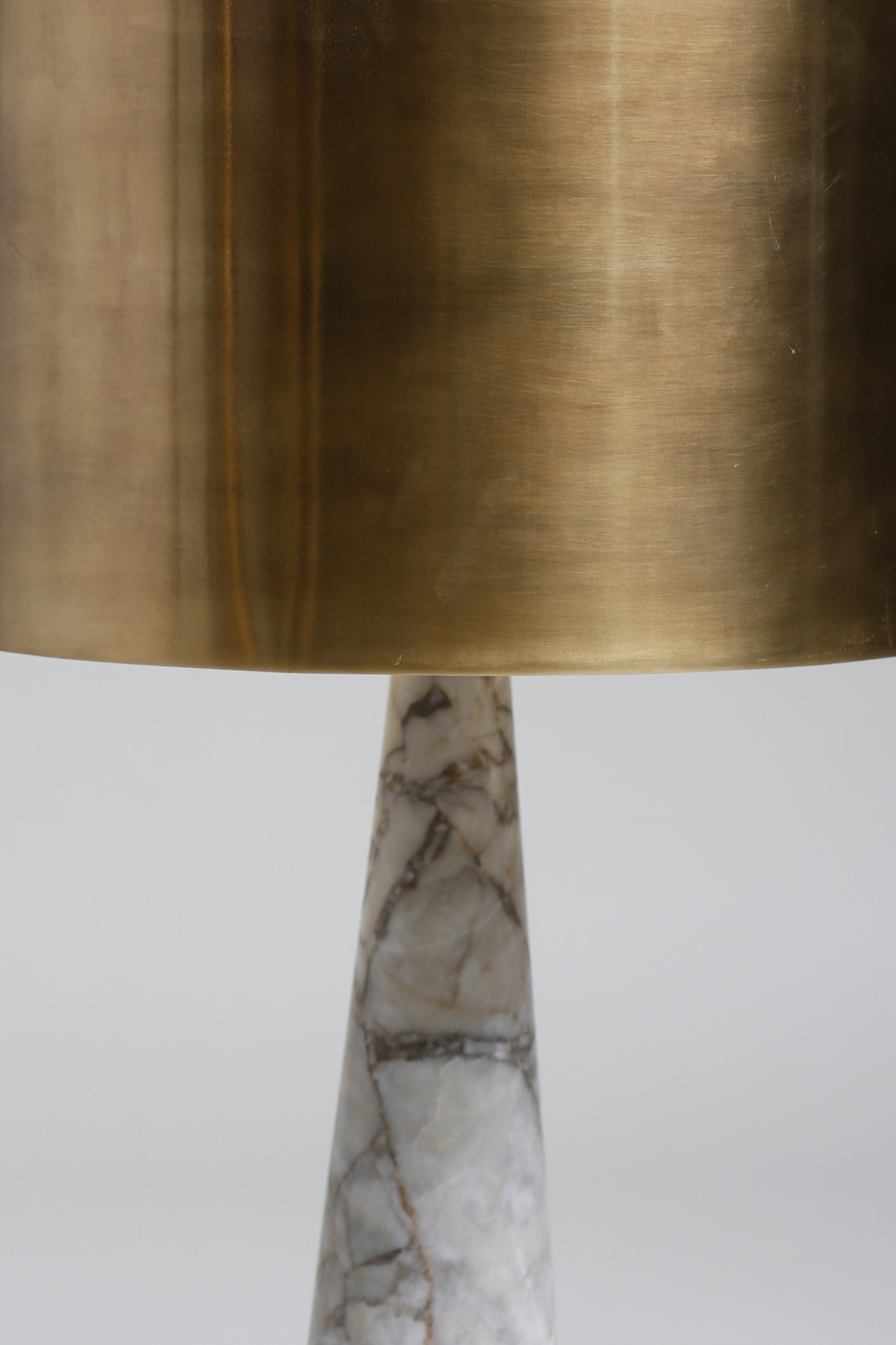 TL 11 Table Lamp, Grey Zayane marble - Brass
