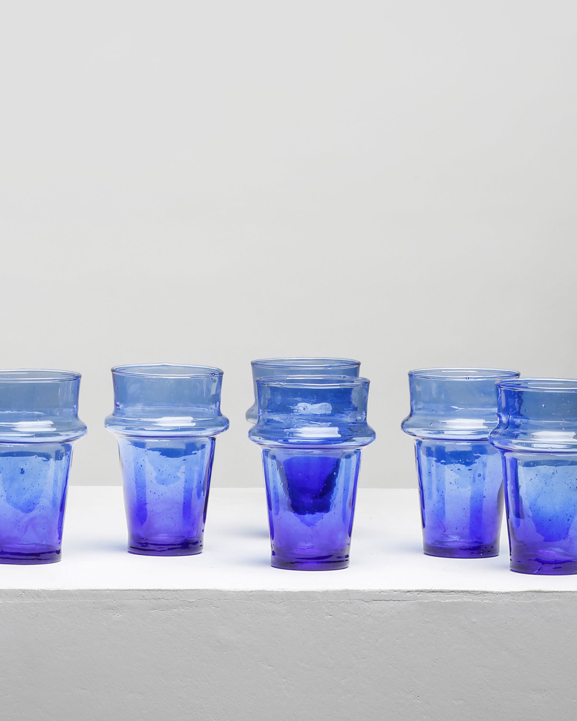 Tea Glass H10.5 Ø22 cl, Blue