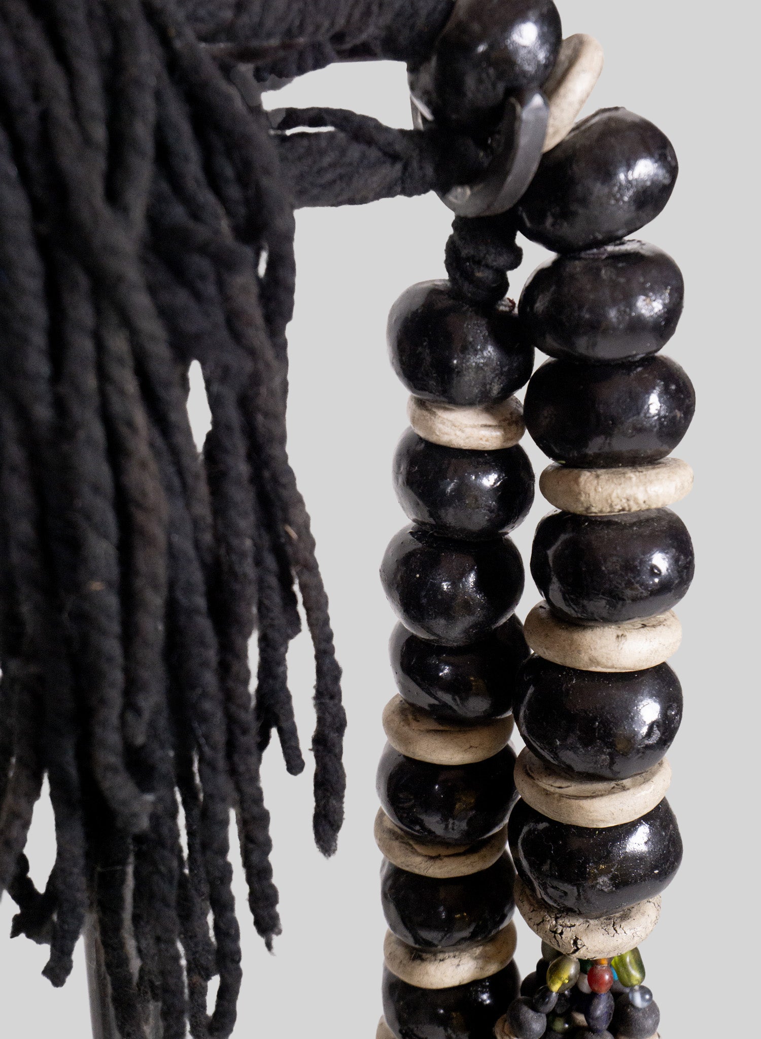 Berber Wall Necklace, Black & White