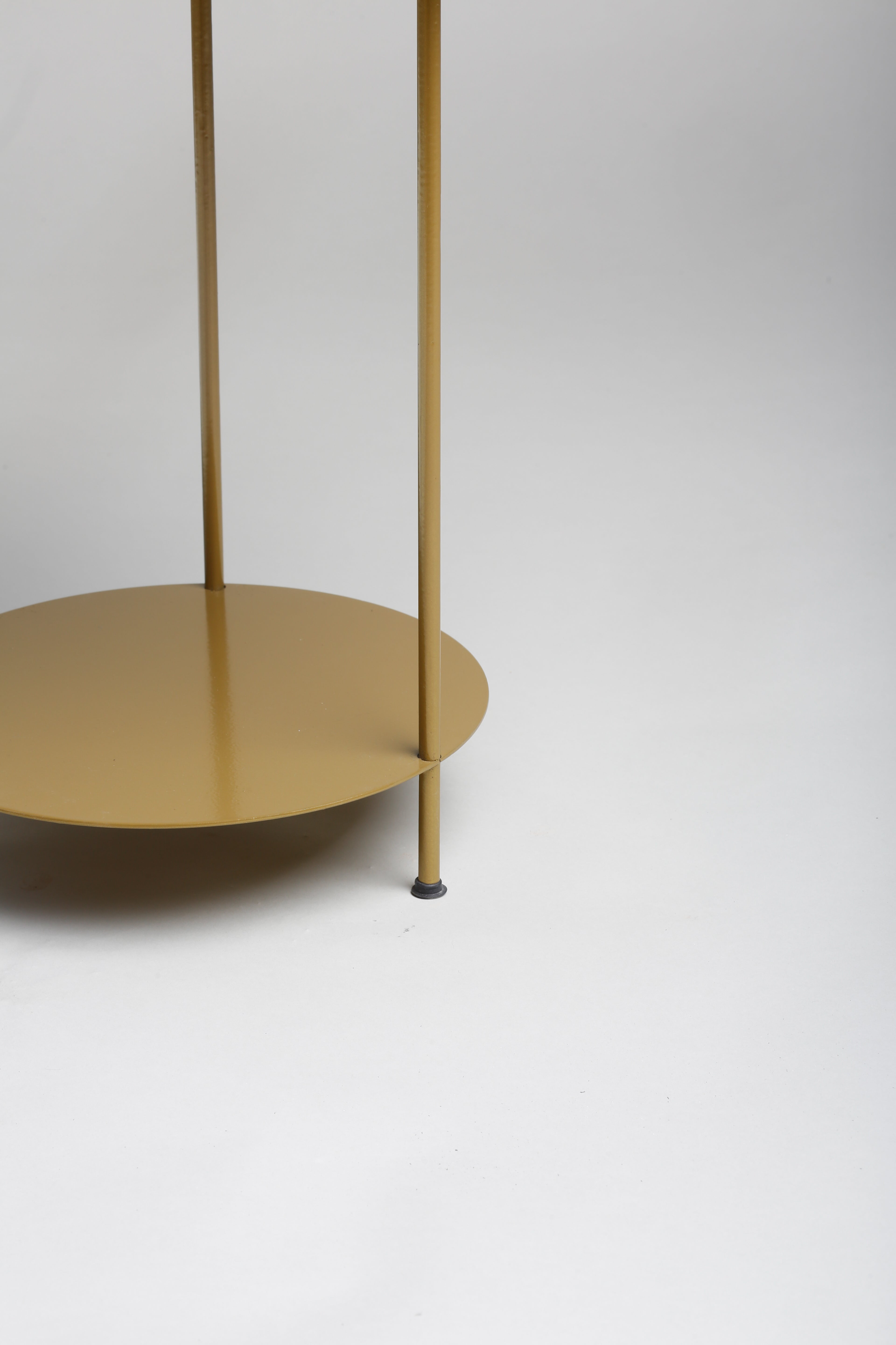 Ligna Disc Mono Side Table, Marrakech Yellow