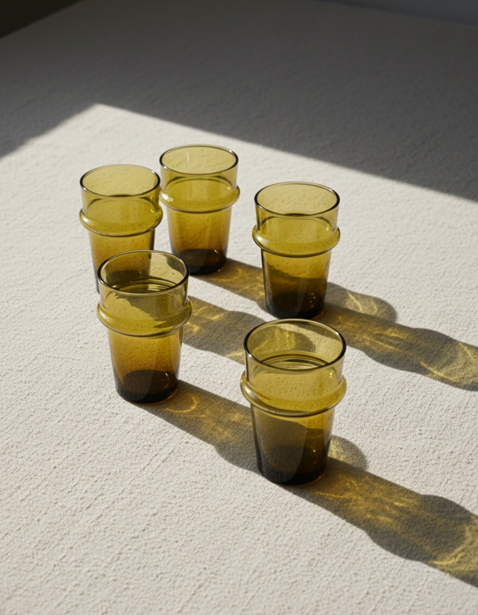 Tea Glass H10.5 Ø22 cl, Brown