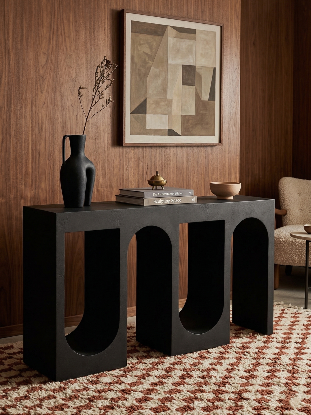 Metal Console, Warm black