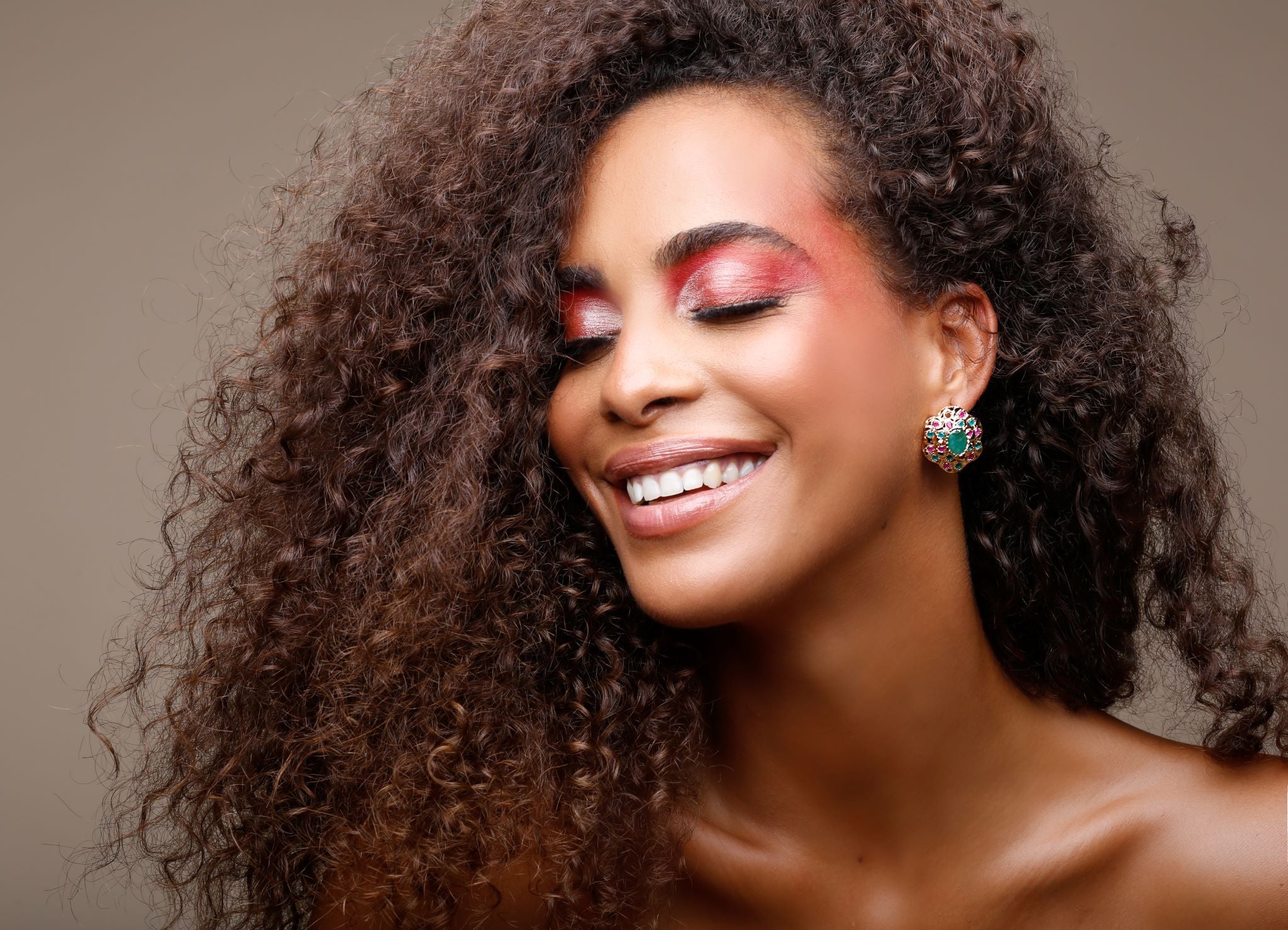 Alsans Earrings, Green and Pink Agate Gemstones