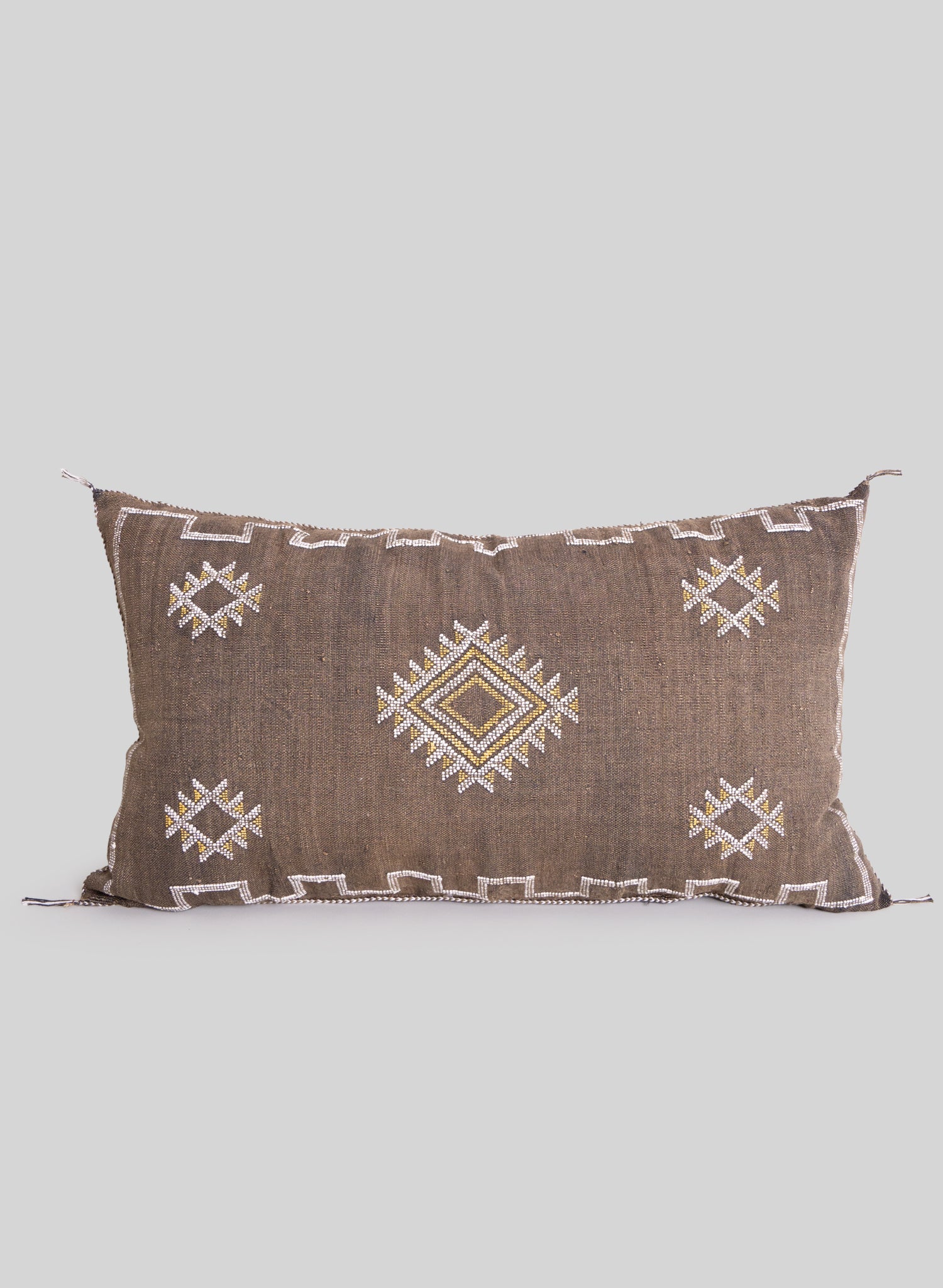 Umber Sabra Cushion 90x50 cm, Brown