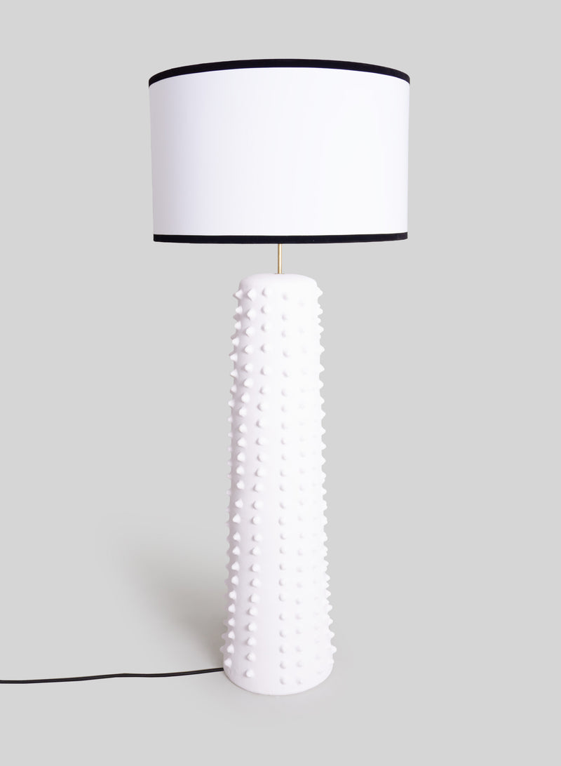 Cactus Floor Lamp, White terracotta - White