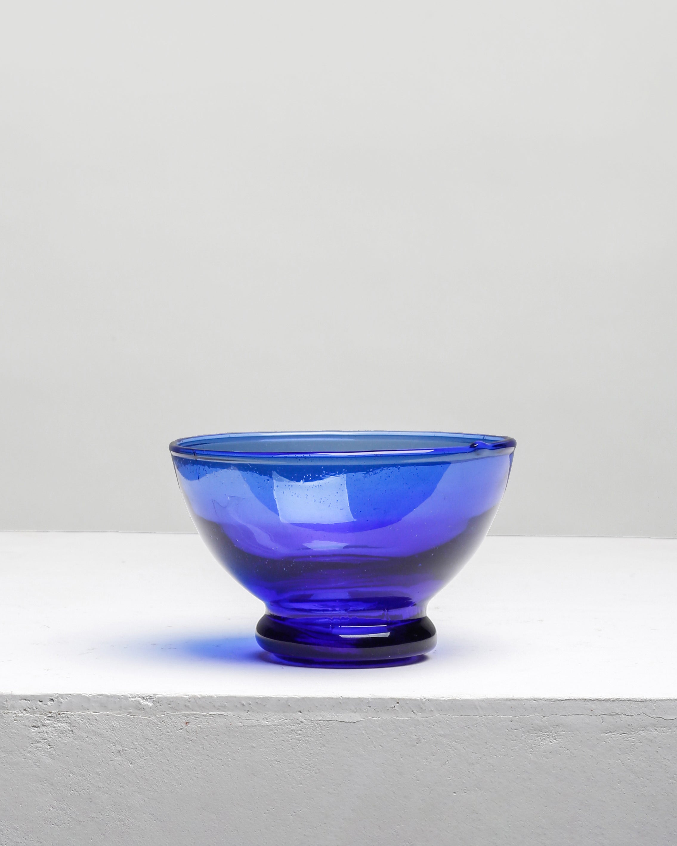 Glass Dessert Bowl Ø32 cl, Blue