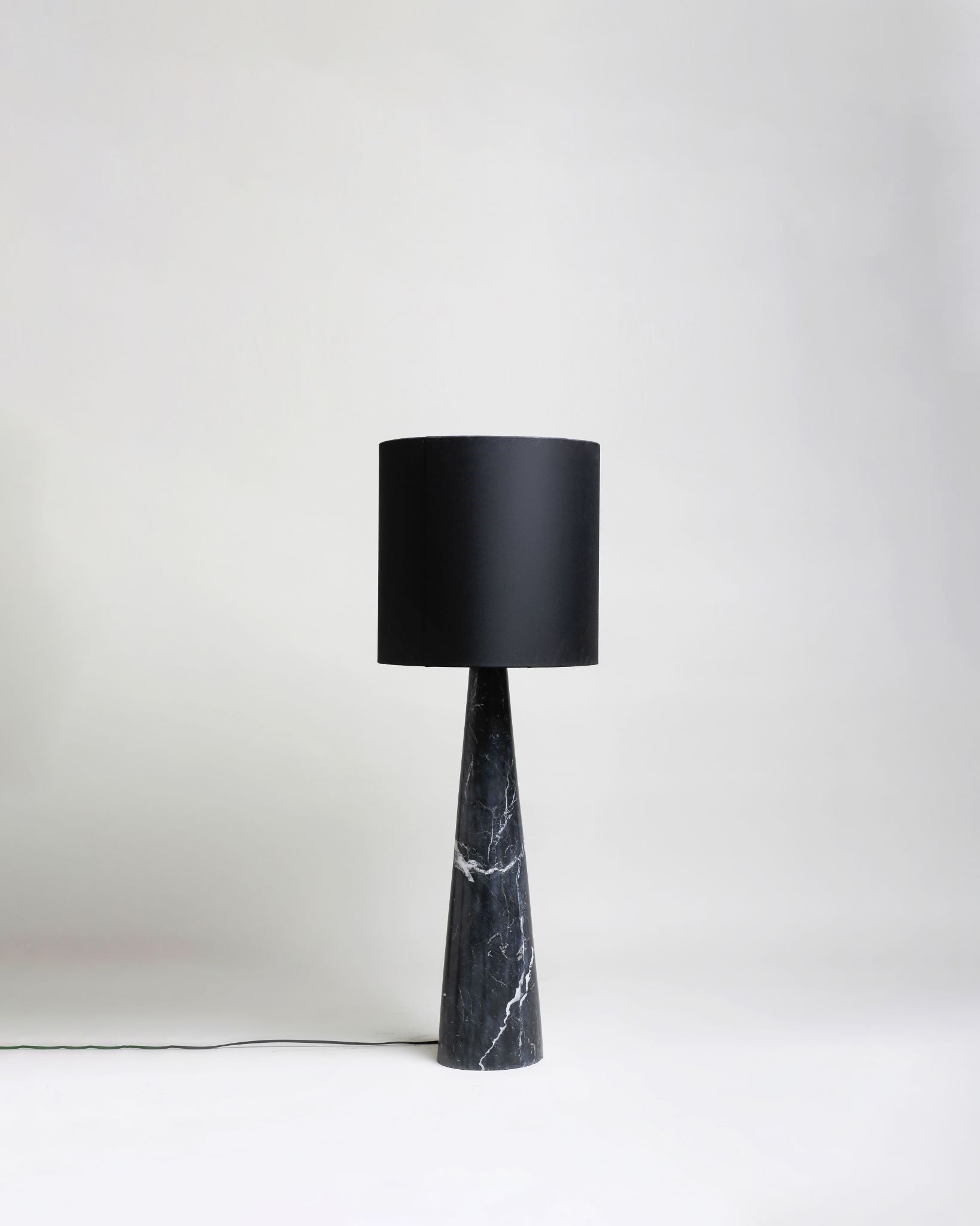 FL 11 Floor Lamp, Black Khenifra Marble - Black