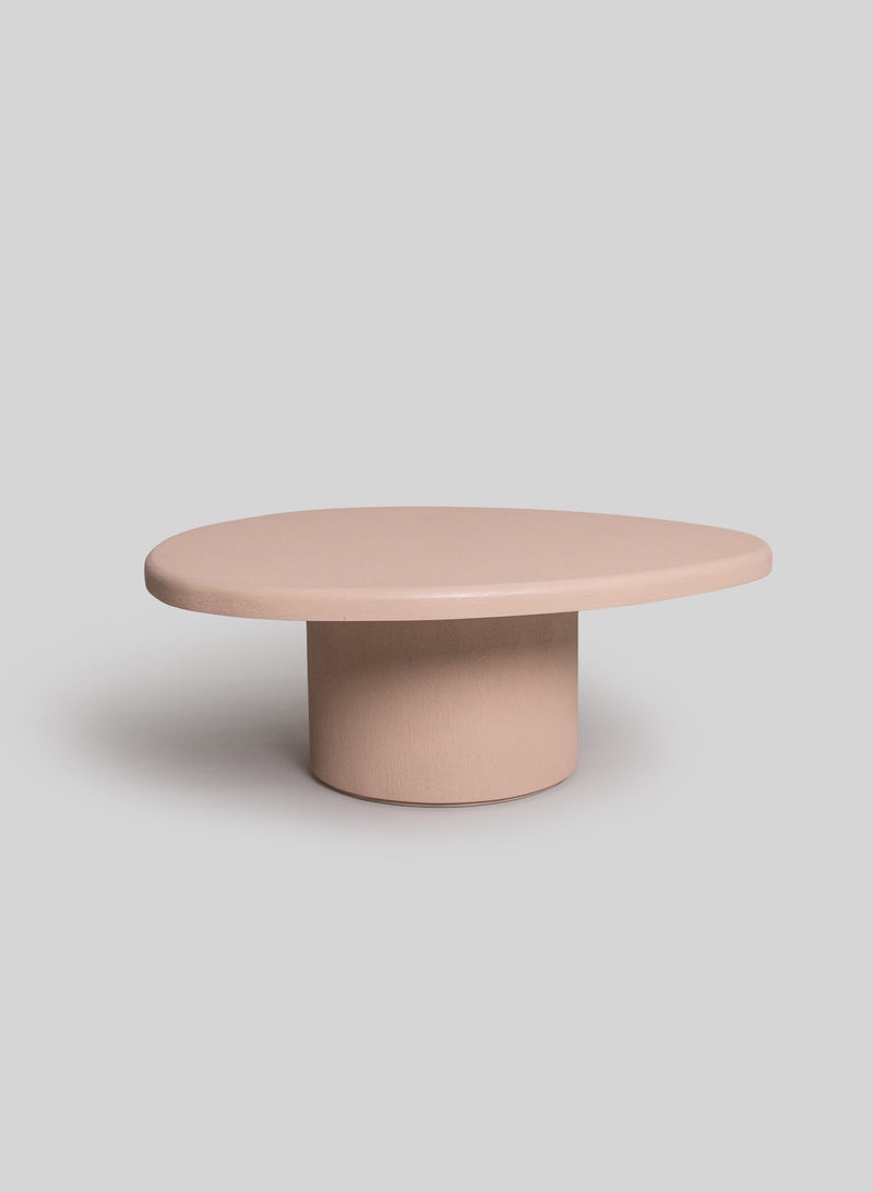 Duo Dera Coffee Table, Terracotta stone effect finish