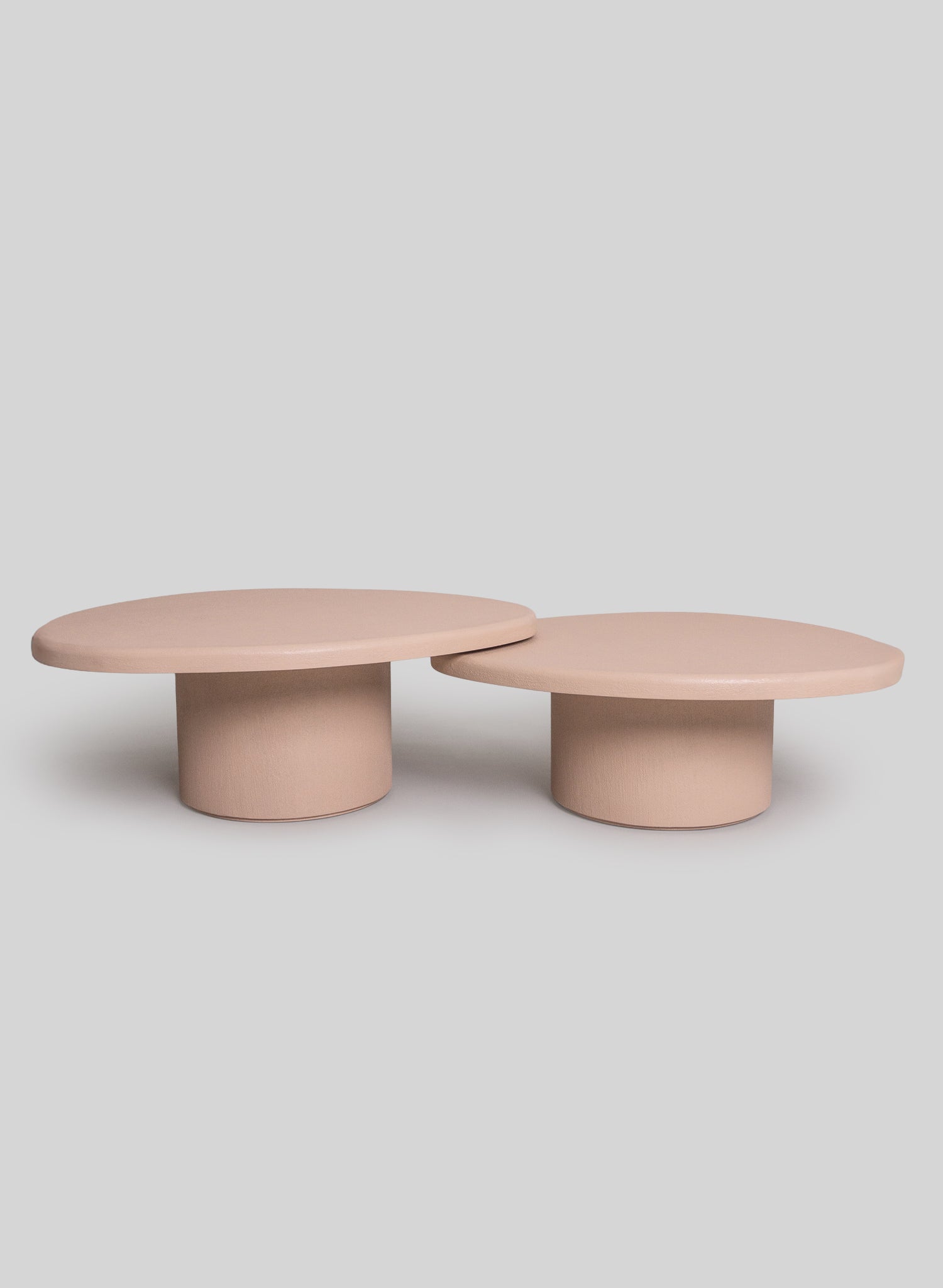 Duo Dera Coffee Table, Terracotta stone effect finish