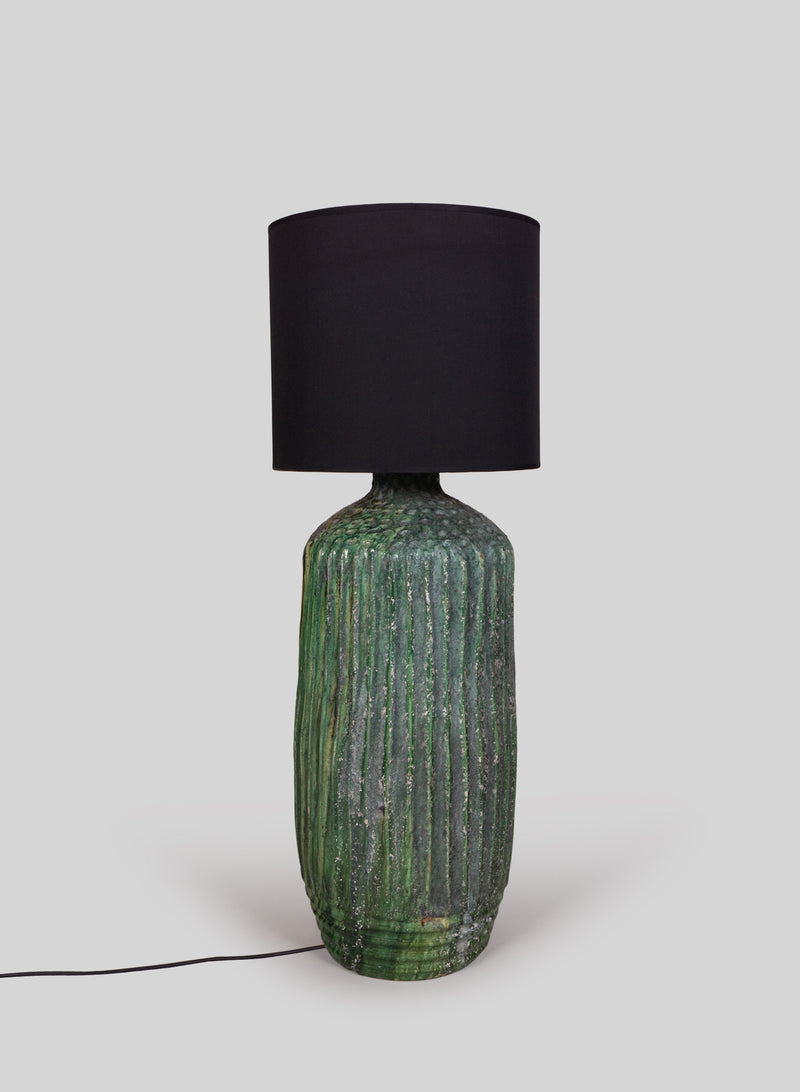 Tamegroute Floor Lamp H120 cm, Green - Black