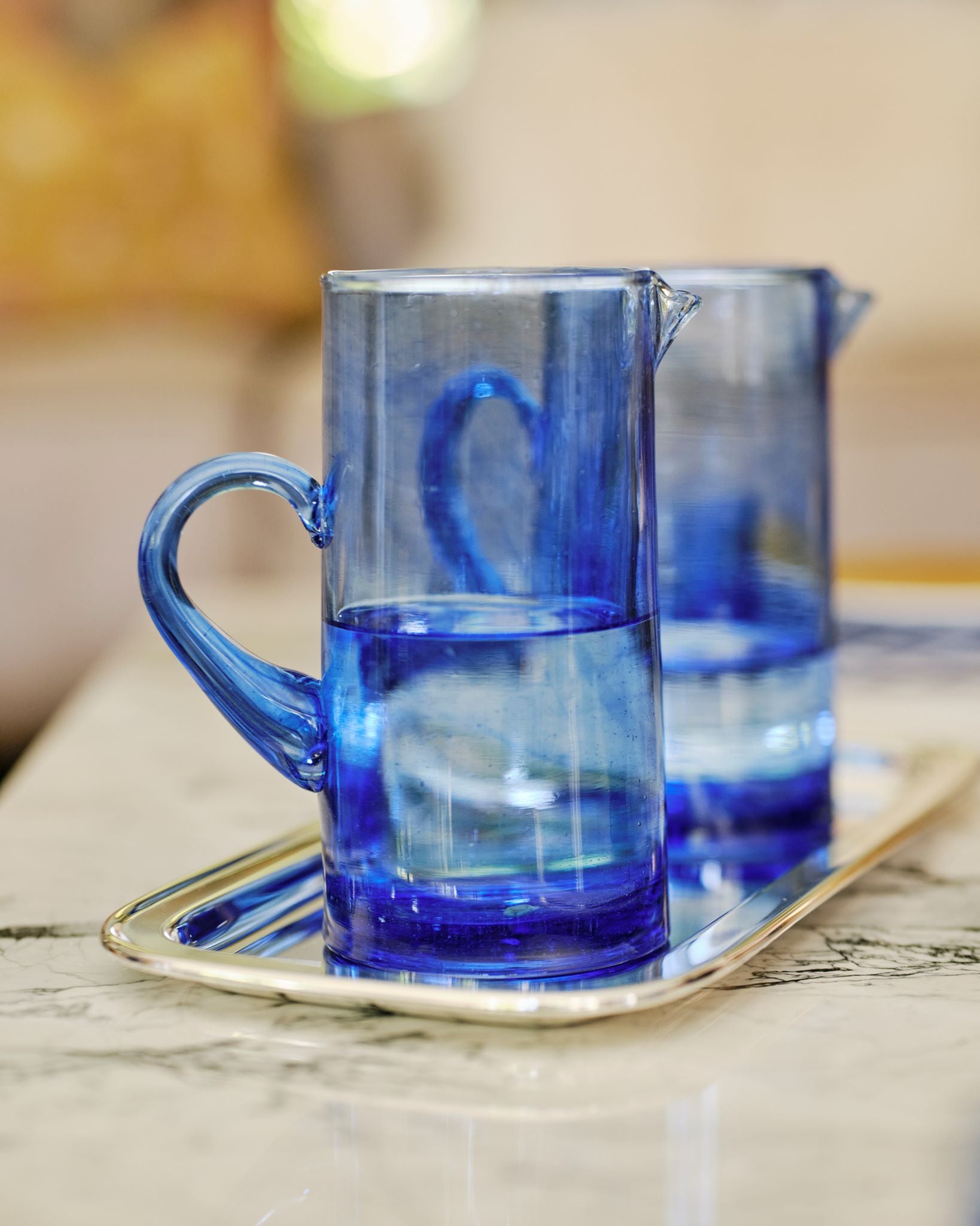 Glass Carafe 1 L/1.8 L, Blue