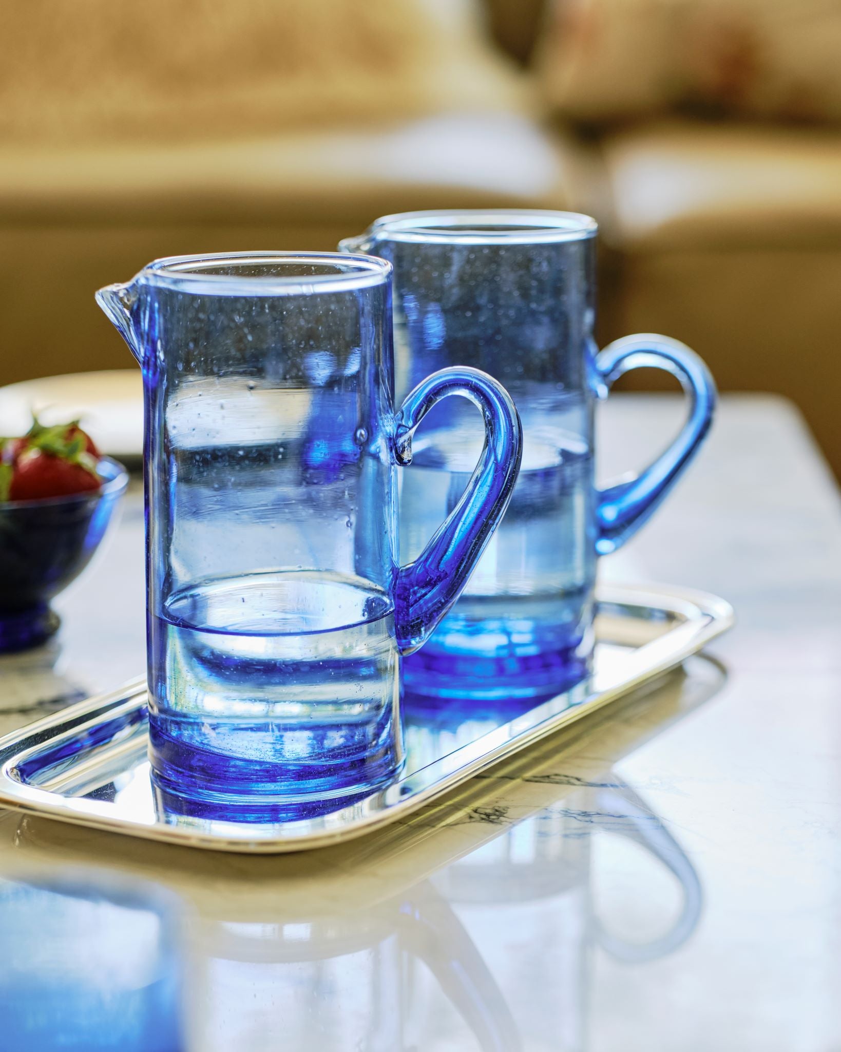 Glass Carafe 1 L/1.8 L, Blue
