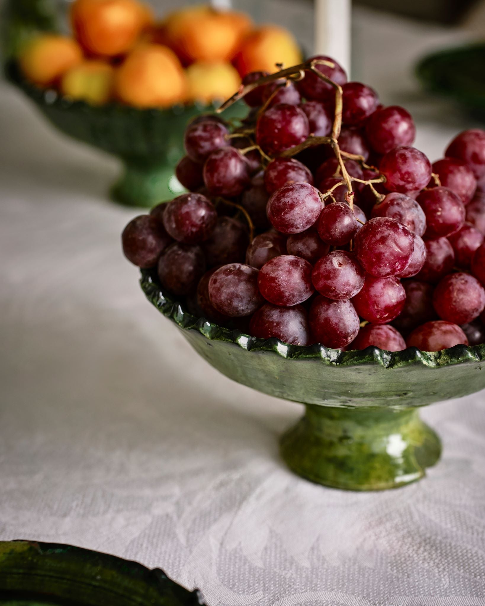 Mechatia Tamegroute Fruit Bowl Ø25 cm, Green