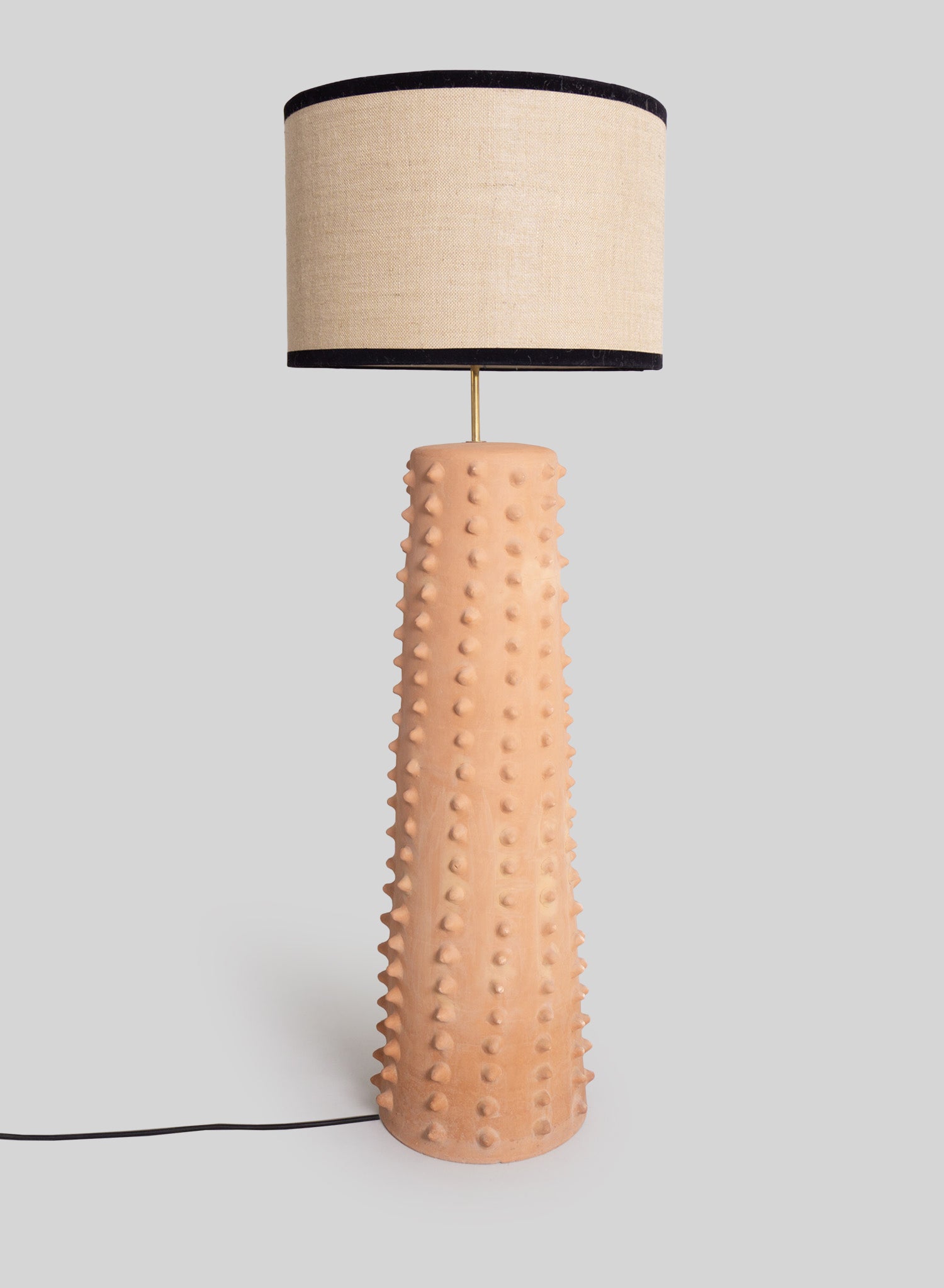 Cactus Floor Lamp, Natural Terracotta - Ecru