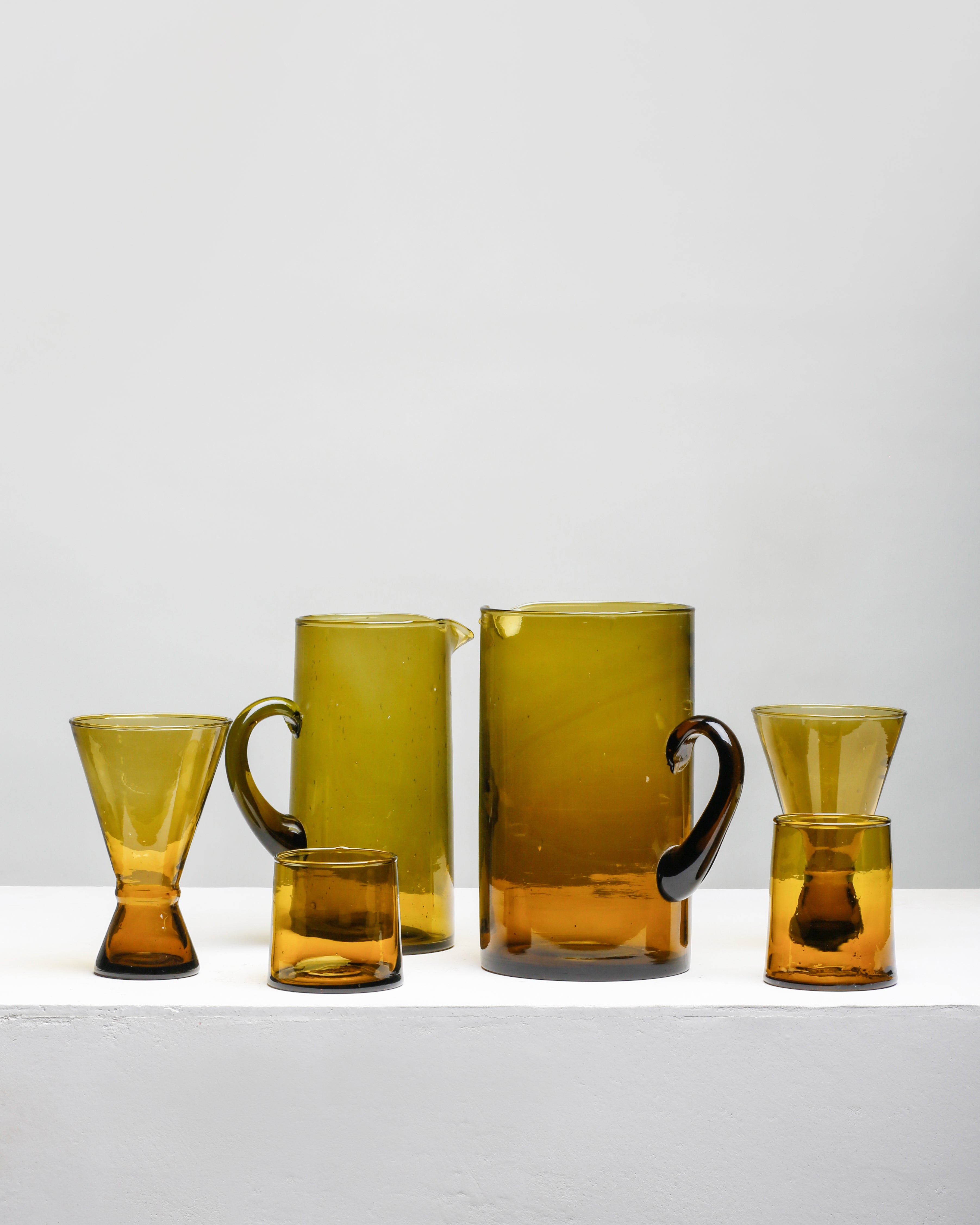 CAA Glass Carafe Ø1 L, Brown